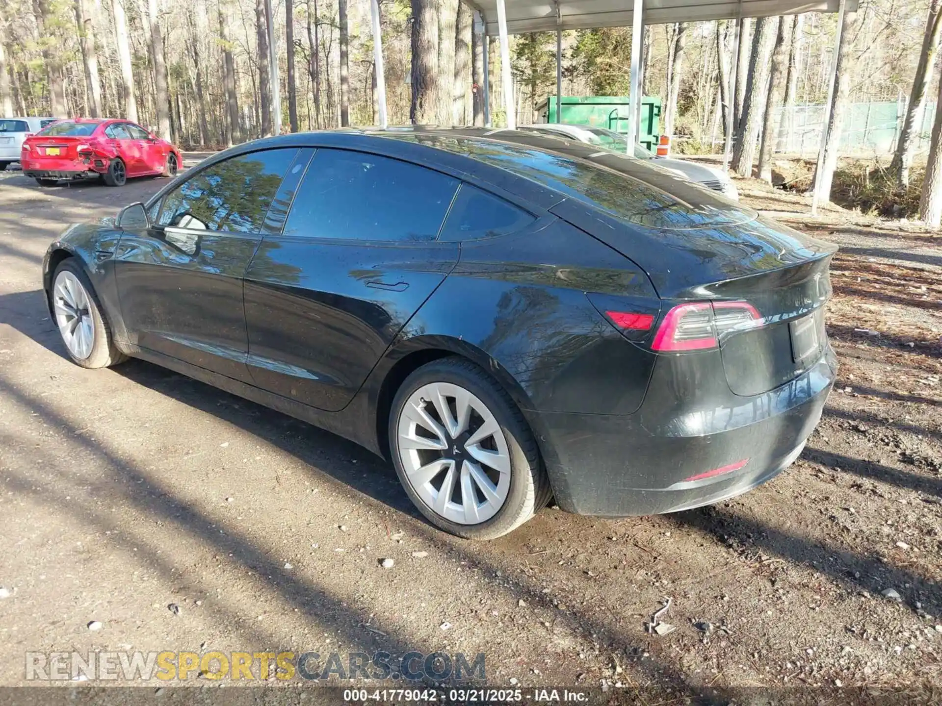 3 Photograph of a damaged car 5YJ3E1EA9MF021068 TESLA MODEL 3 2021