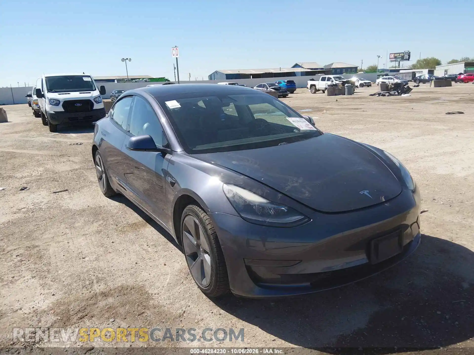 1 Photograph of a damaged car 5YJ3E1EA9MF021619 TESLA MODEL 3 2021