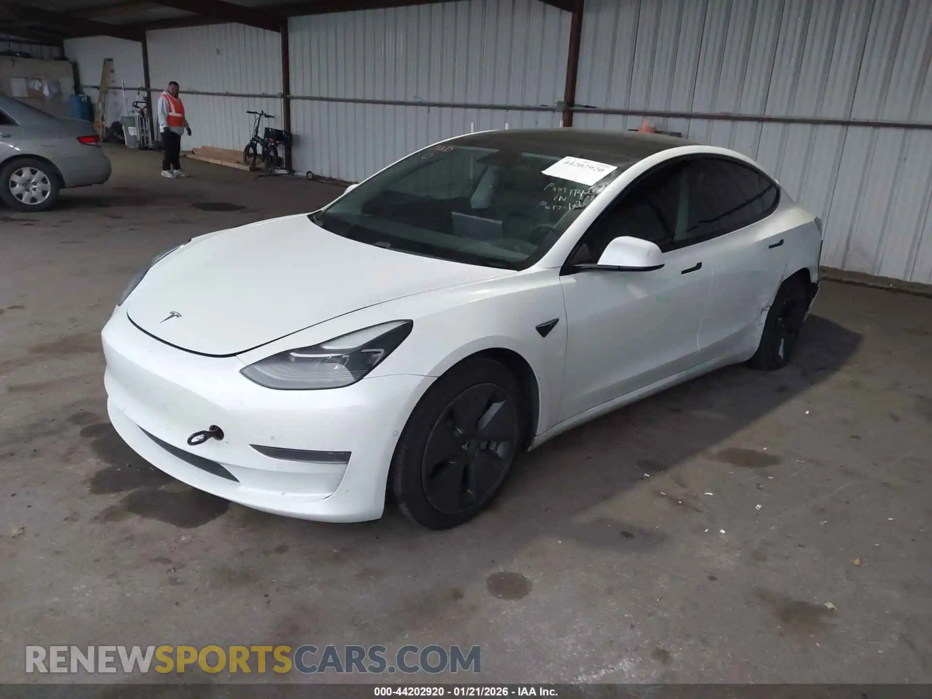 2 Фотография поврежденного автомобиля 5YJ3E1EA9MF071792 TESLA MODEL 3 2021