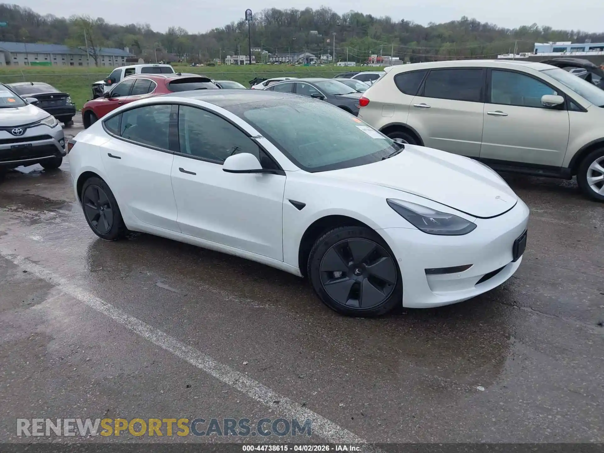 1 Photograph of a damaged car 5YJ3E1EA9MF078936 TESLA MODEL 3 2021