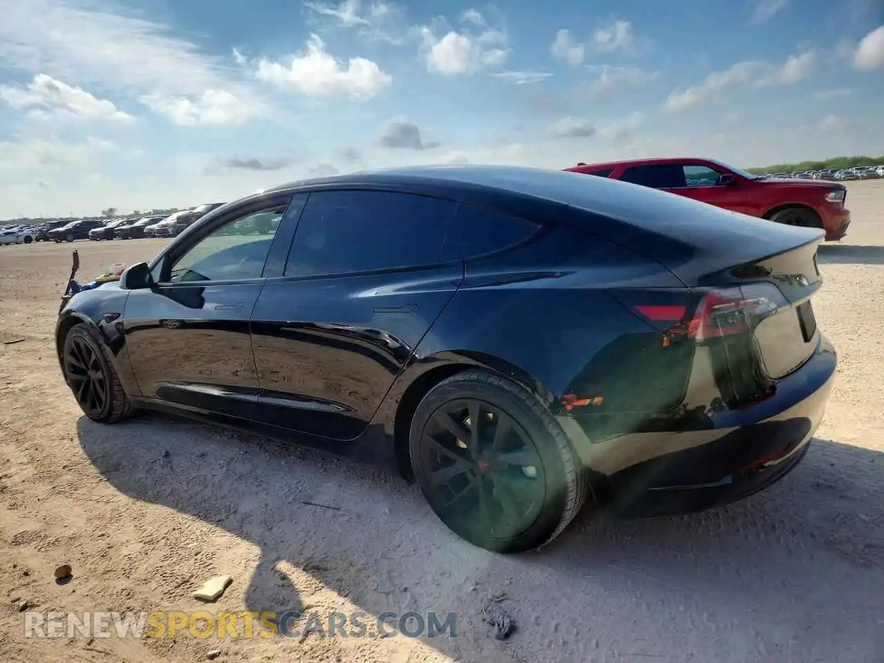 2 Фотография поврежденного автомобиля 5YJ3E1EA9MF091668 TESLA MODEL 3 2021