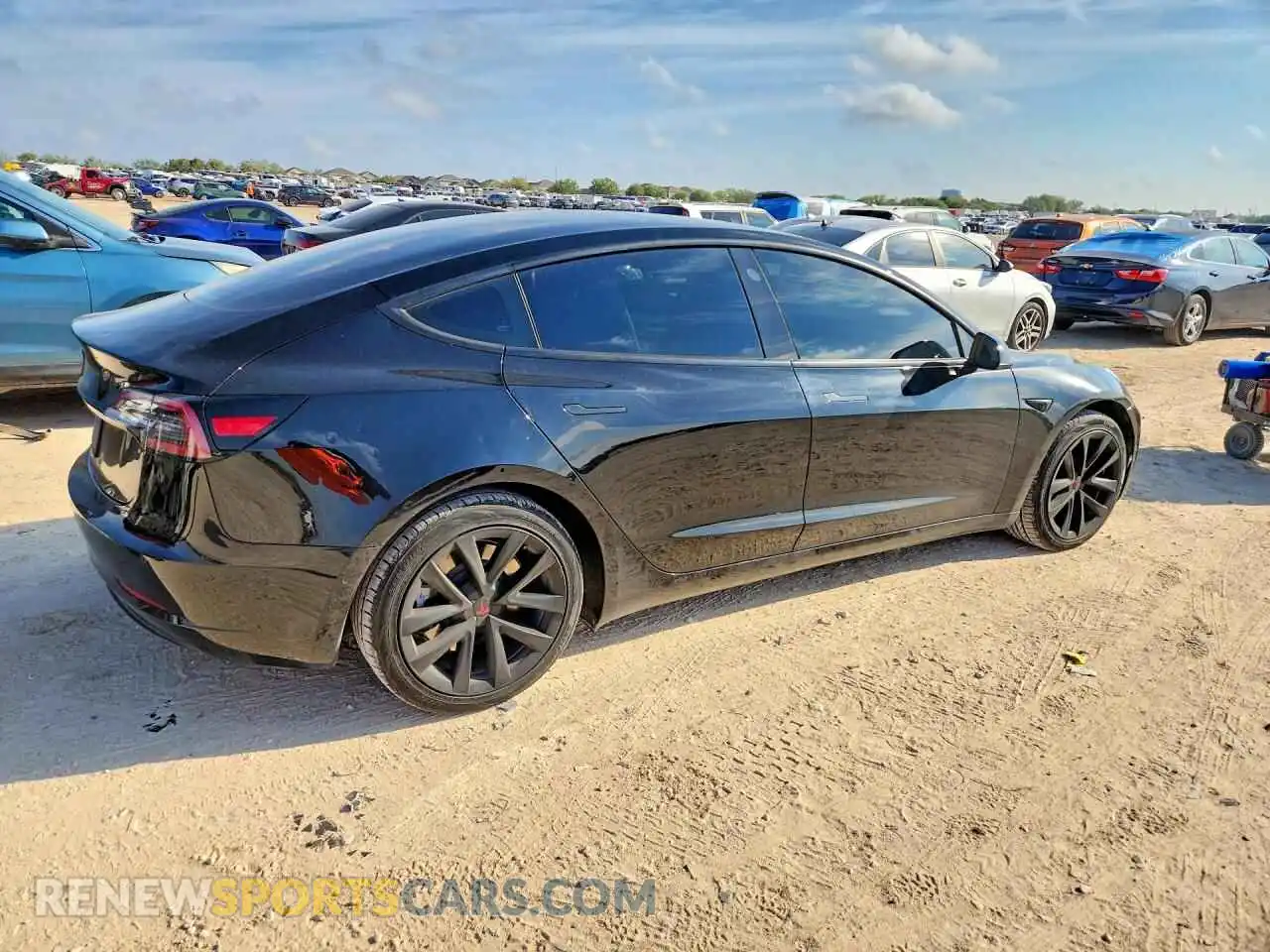 3 Фотография поврежденного автомобиля 5YJ3E1EA9MF091668 TESLA MODEL 3 2021