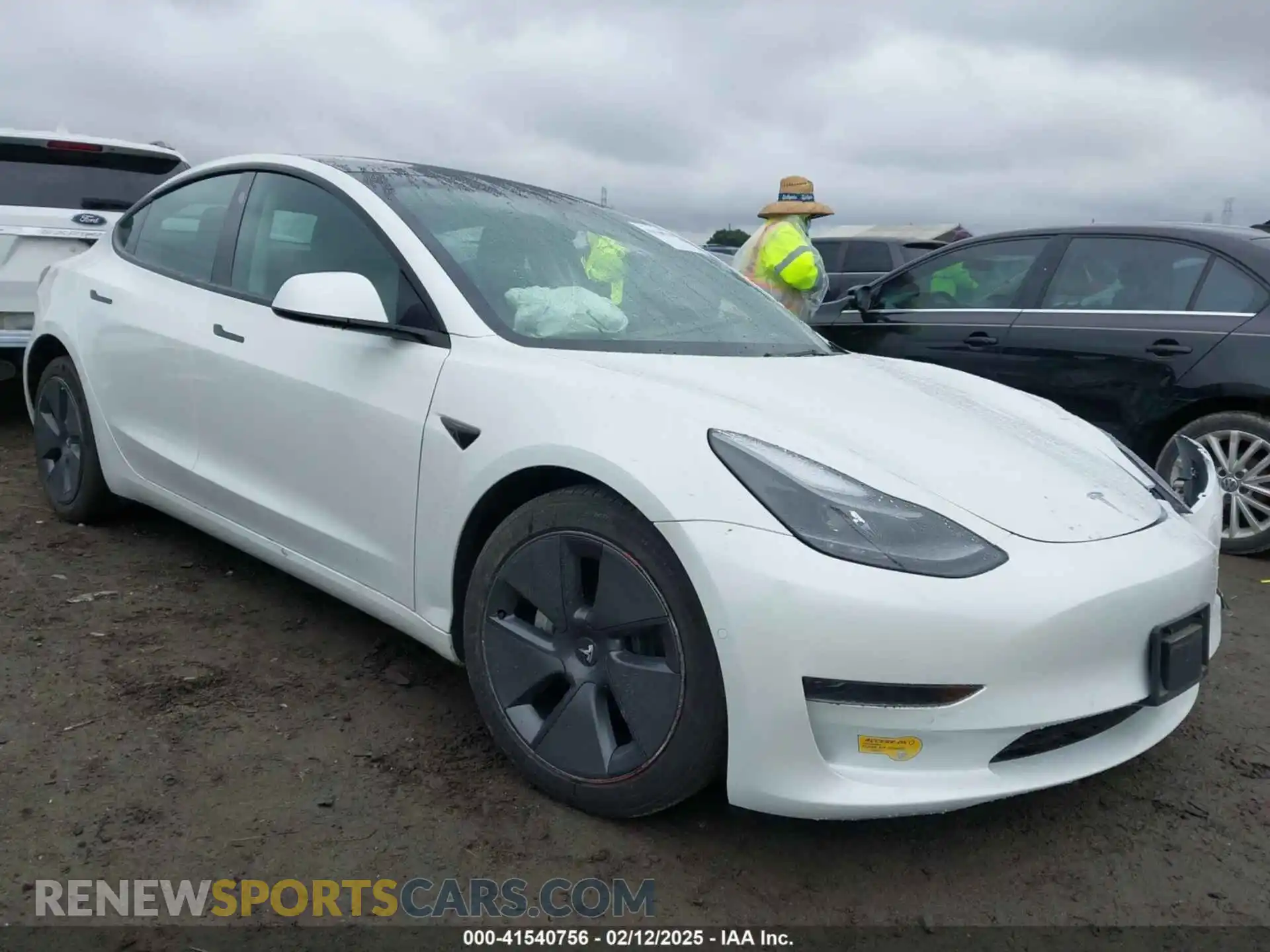 1 Photograph of a damaged car 5YJ3E1EA9MF095719 TESLA MODEL 3 2021