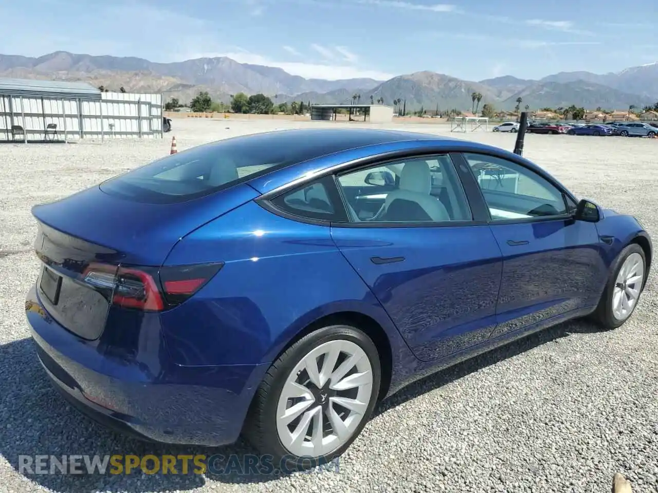 3 Photograph of a damaged car 5YJ3E1EA9MF098555 TESLA MODEL 3 2021
