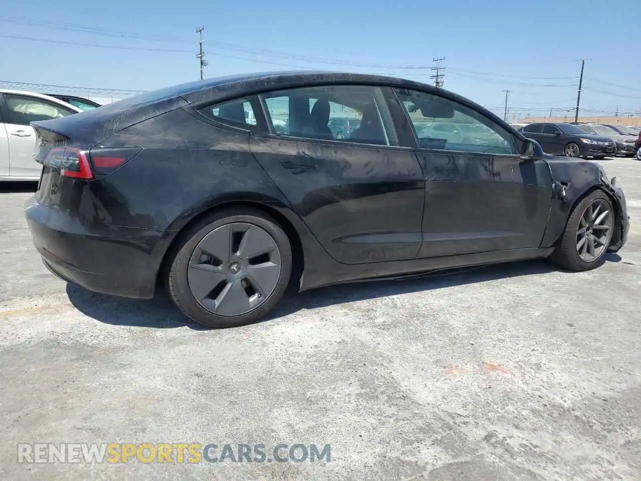 3 Photograph of a damaged car 5YJ3E1EA9MF099124 TESLA MODEL 3 2021