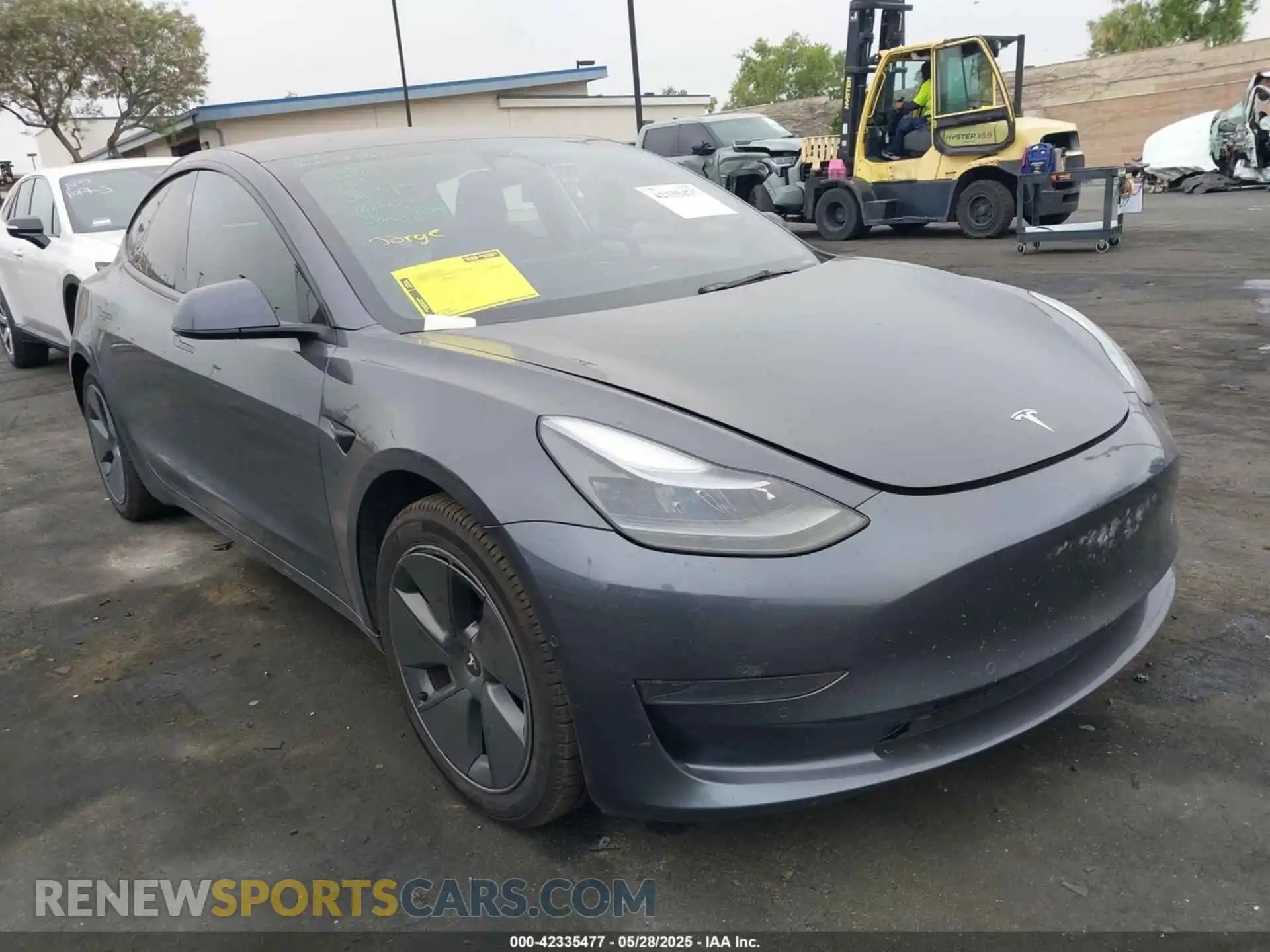 1 Фотография поврежденного автомобиля 5YJ3E1EA9MF100420 TESLA MODEL 3 2021