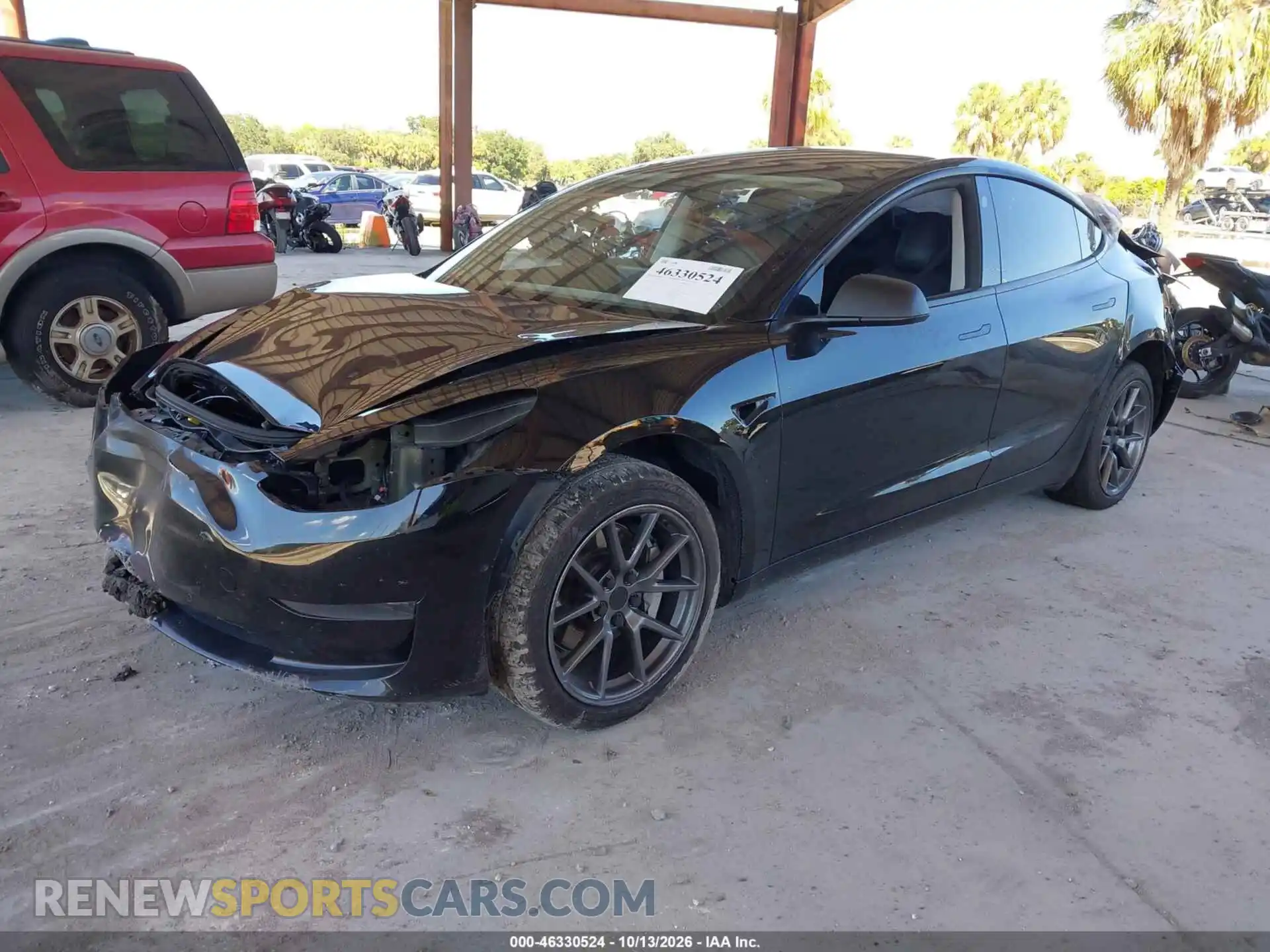 2 Photograph of a damaged car 5YJ3E1EA9MF851145 TESLA MODEL 3 2021