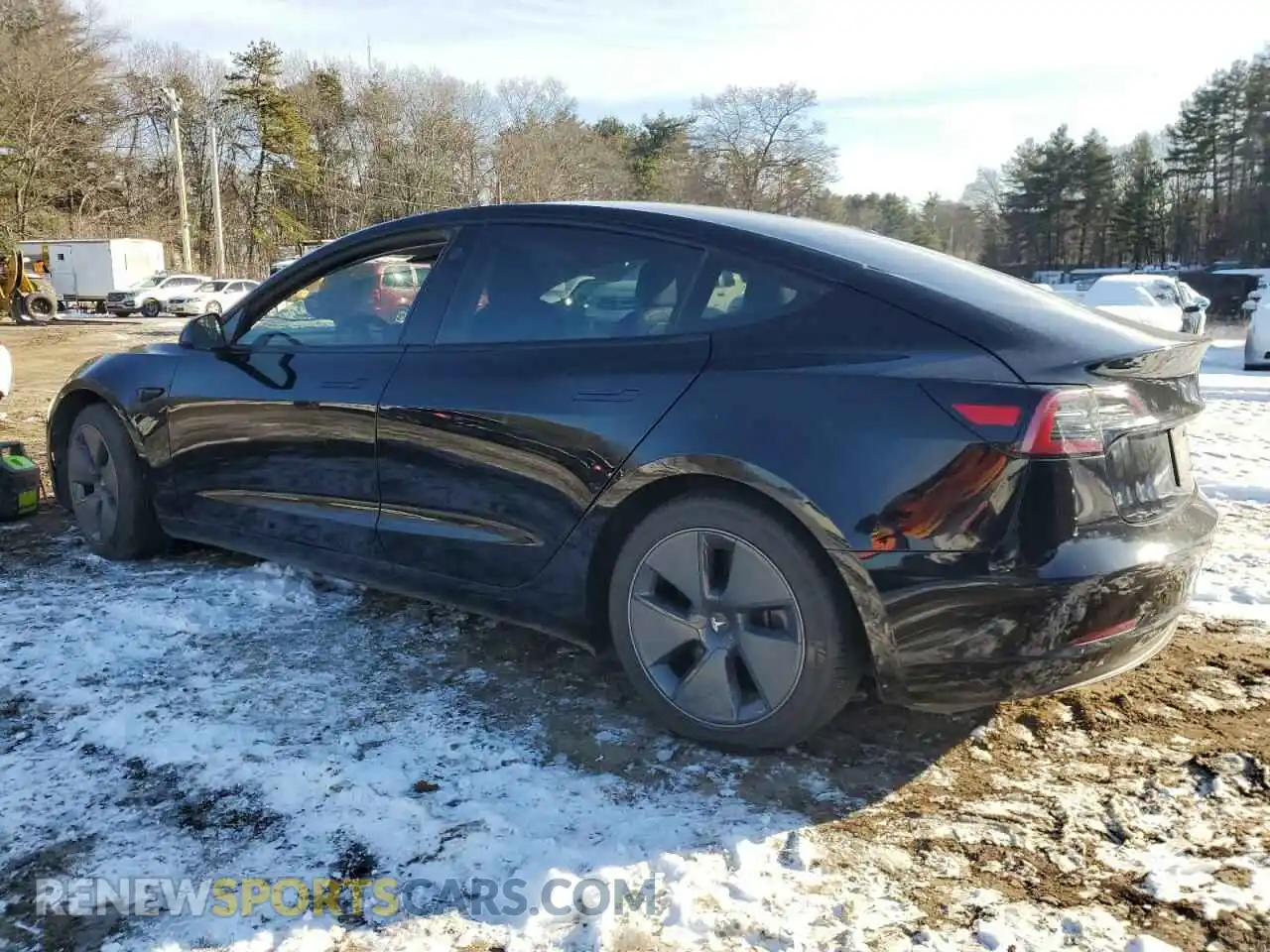 2 Photograph of a damaged car 5YJ3E1EA9MF860511 TESLA MODEL 3 2021