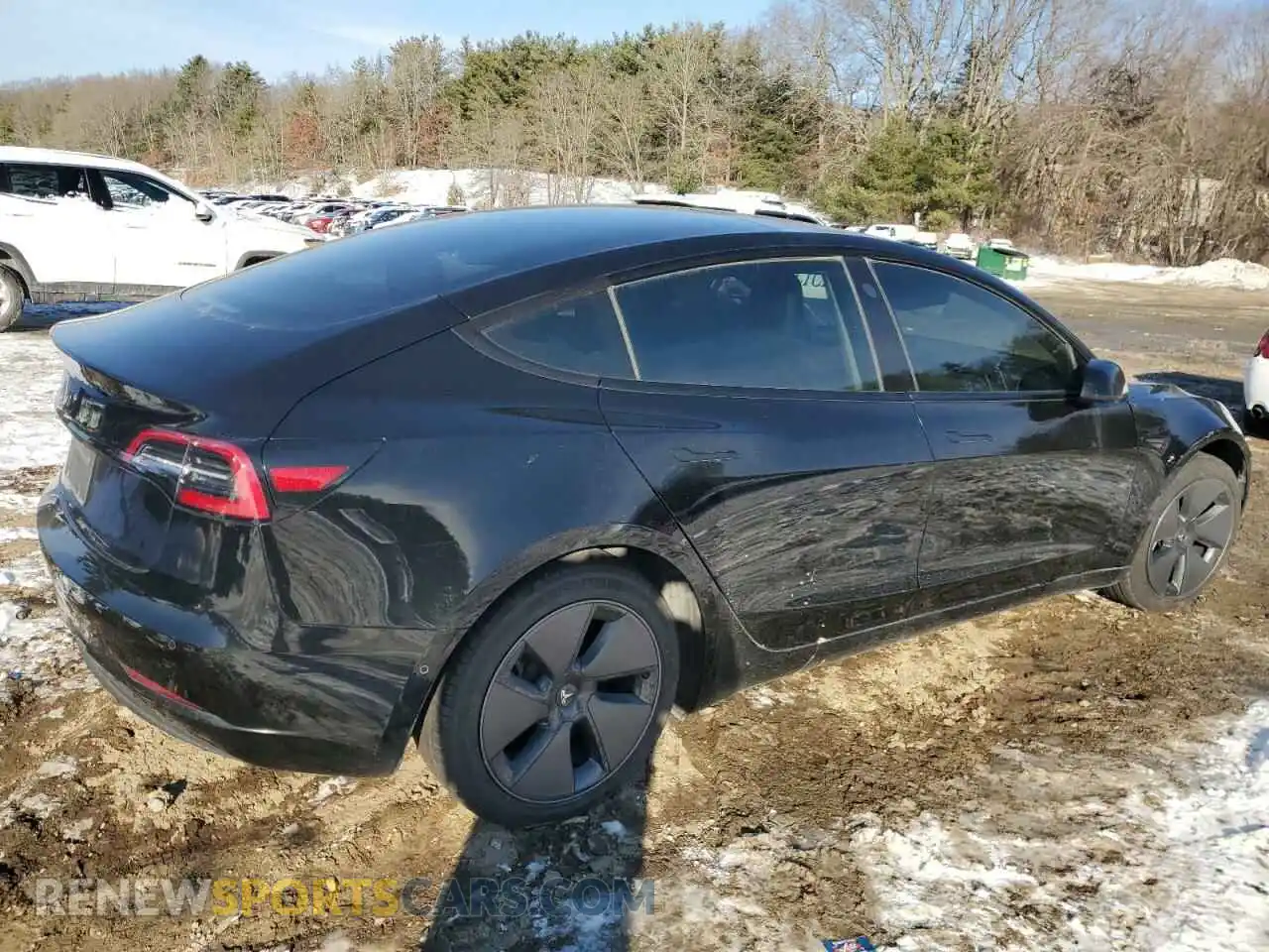 3 Photograph of a damaged car 5YJ3E1EA9MF860511 TESLA MODEL 3 2021