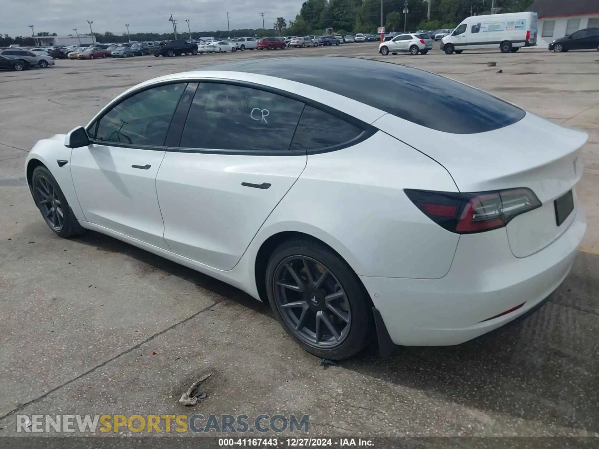 3 Photograph of a damaged car 5YJ3E1EA9MF861058 TESLA MODEL 3 2021
