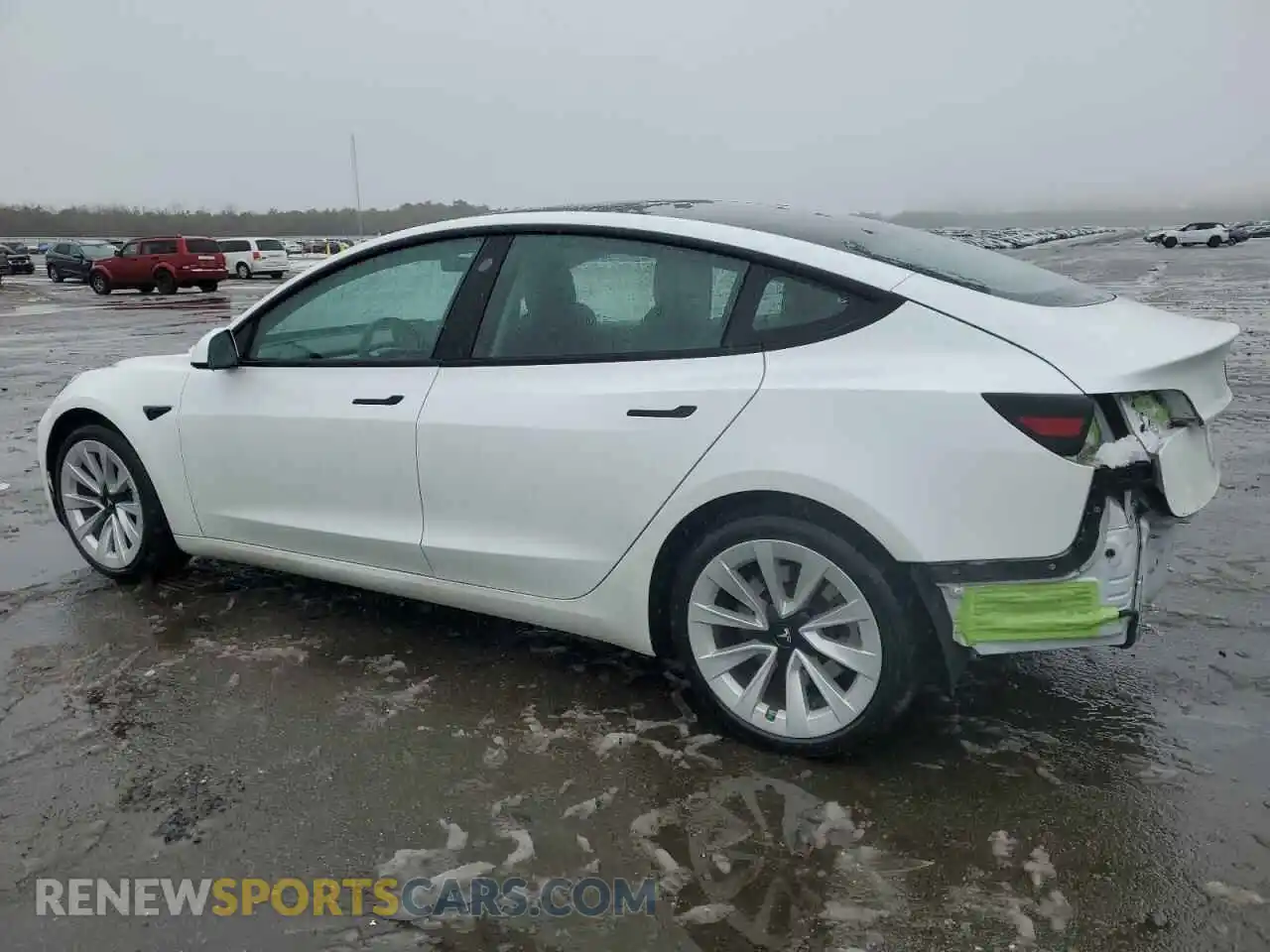 2 Photograph of a damaged car 5YJ3E1EA9MF861531 TESLA MODEL 3 2021