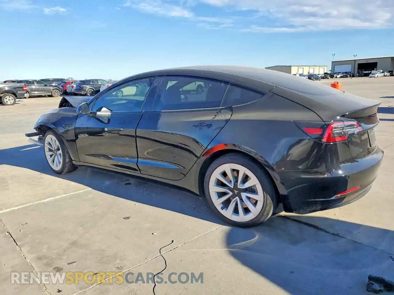 2 Photograph of a damaged car 5YJ3E1EA9MF908105 TESLA MODEL 3 2021