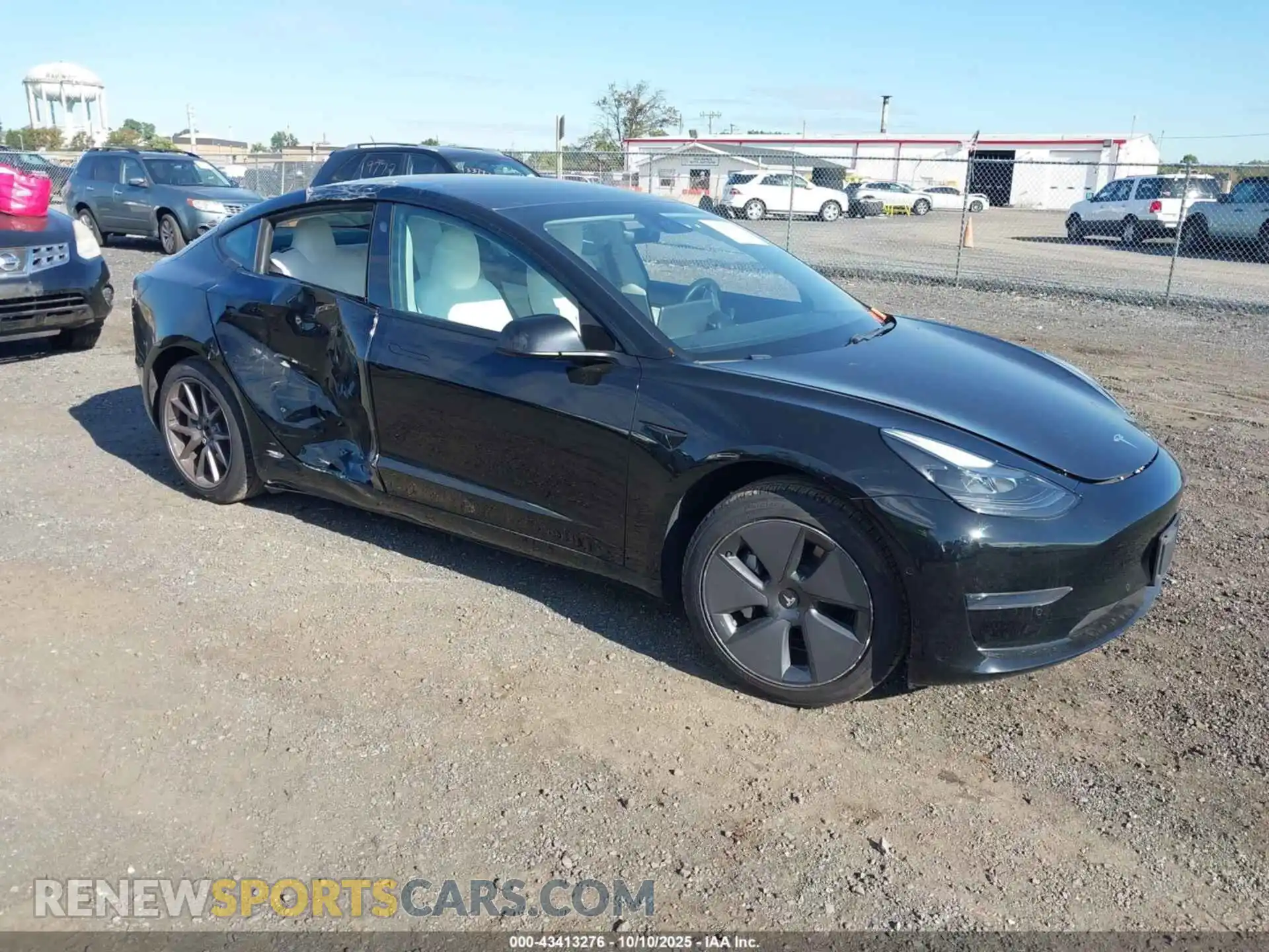 1 Photograph of a damaged car 5YJ3E1EA9MF915989 TESLA MODEL 3 2021