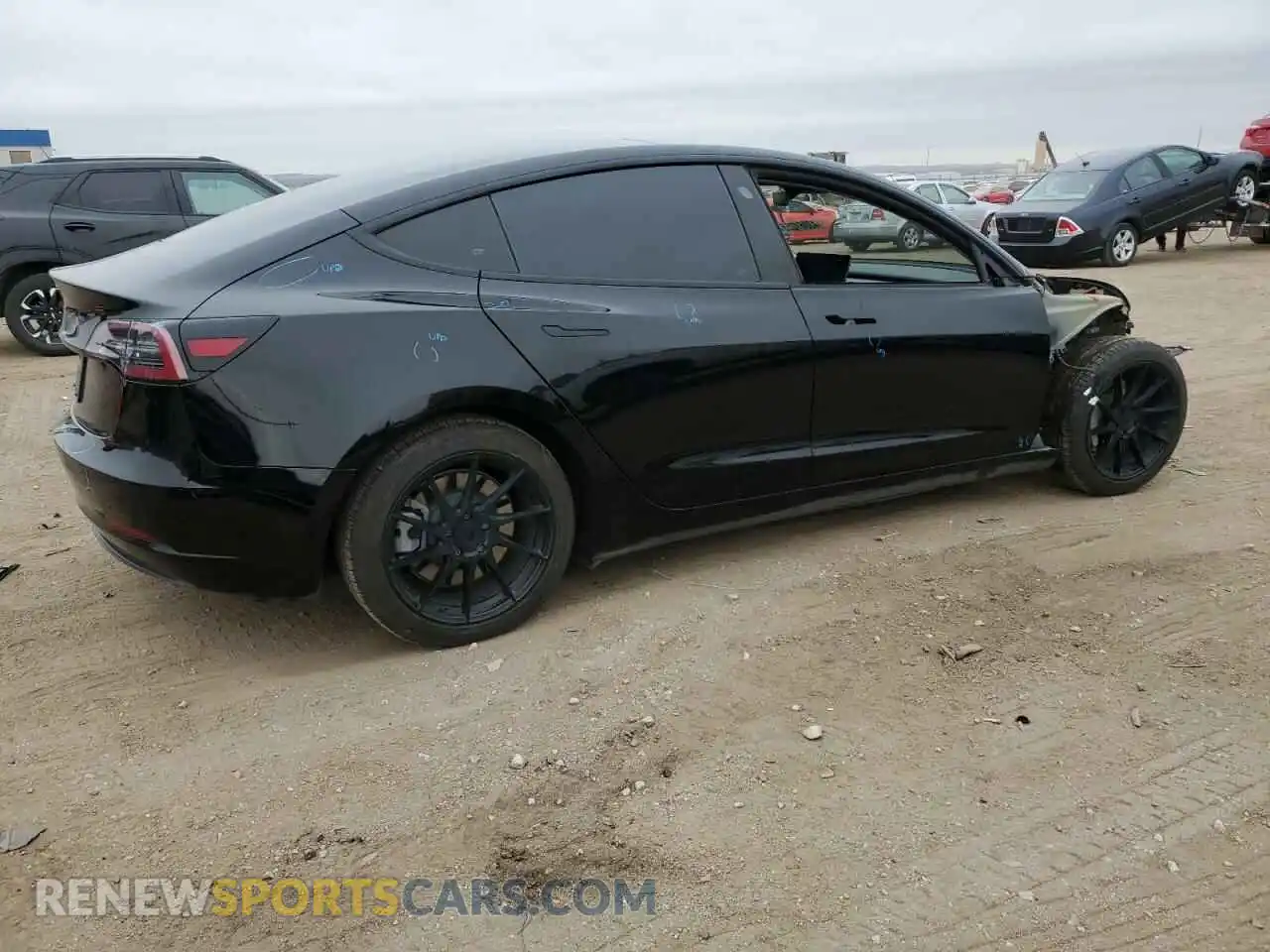 3 Photograph of a damaged car 5YJ3E1EA9MF919606 TESLA MODEL 3 2021