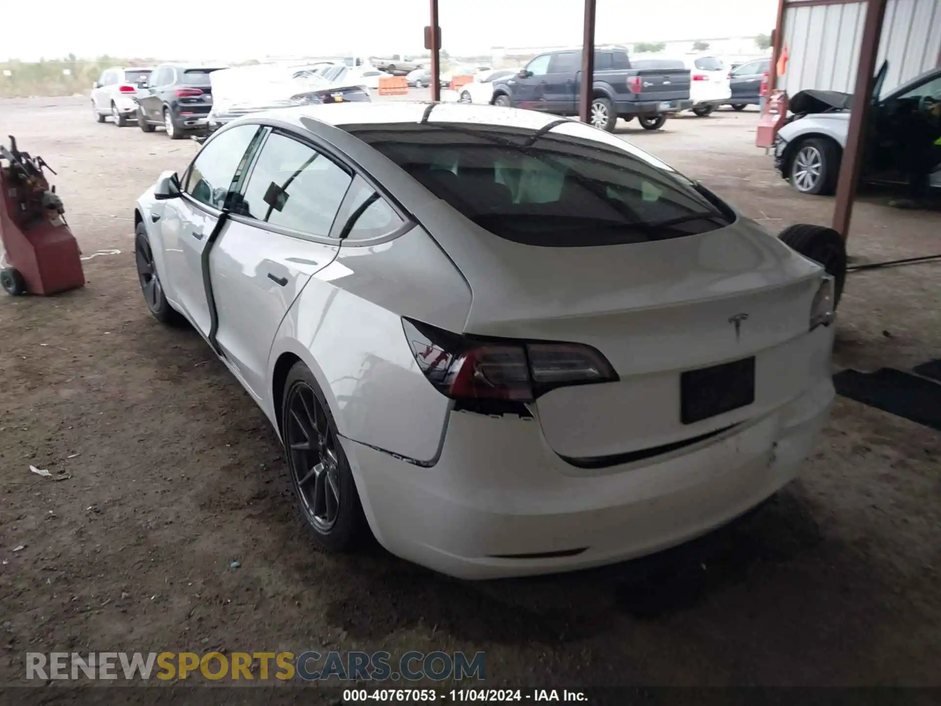 3 Photograph of a damaged car 5YJ3E1EA9MF919802 TESLA MODEL 3 2021