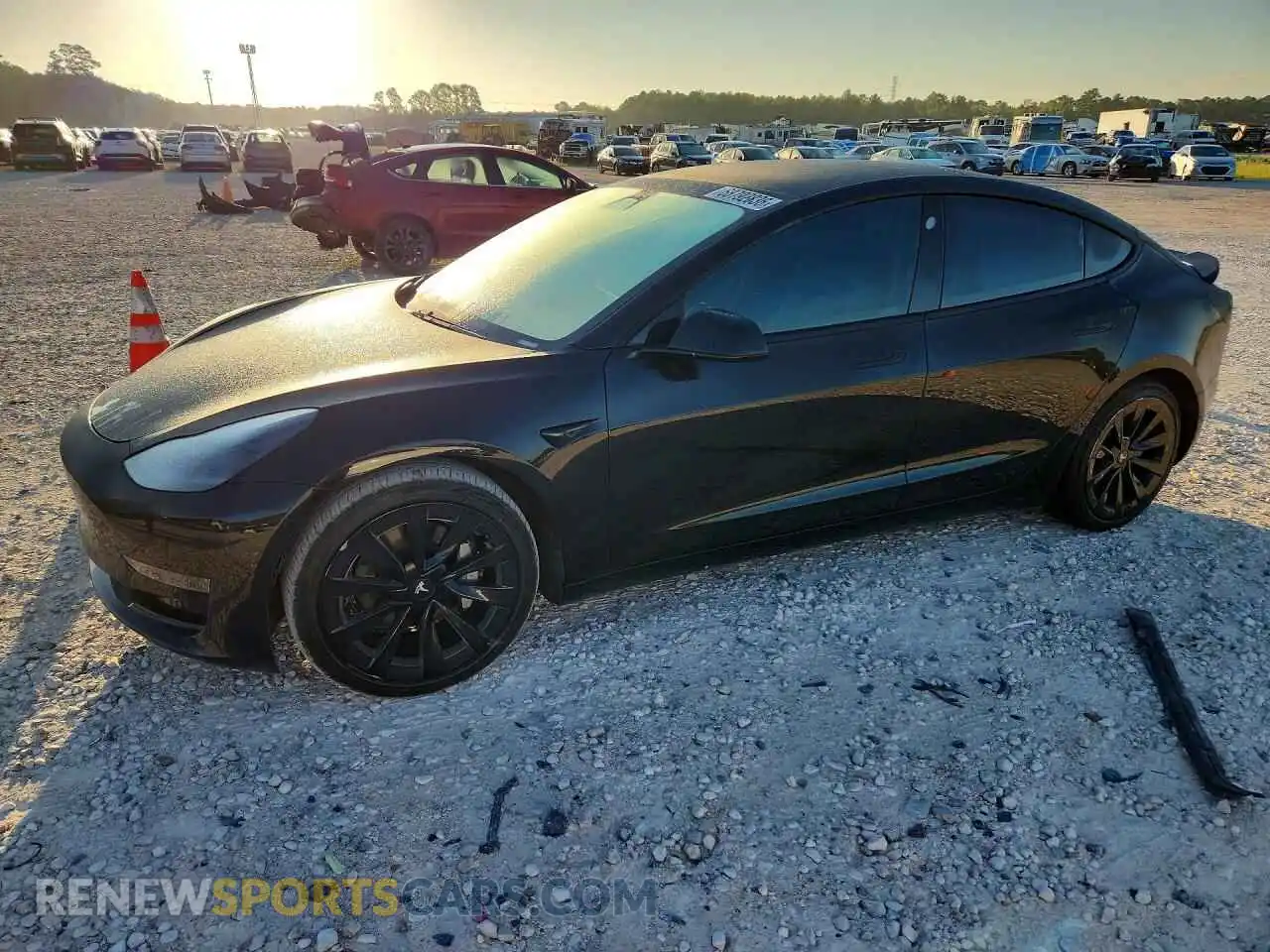 1 Photograph of a damaged car 5YJ3E1EA9MF920304 TESLA MODEL 3 2021