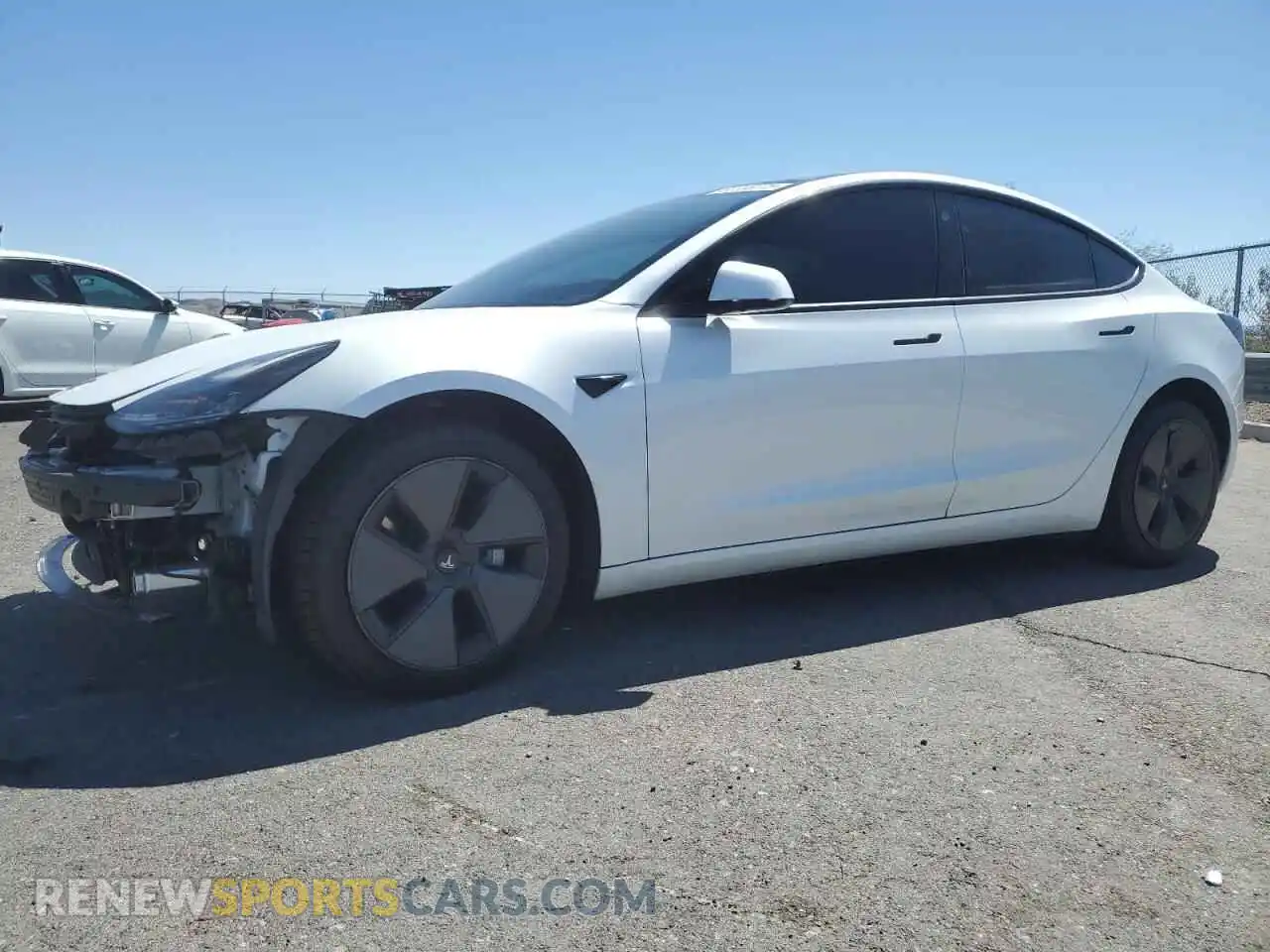 1 Photograph of a damaged car 5YJ3E1EA9MF930606 TESLA MODEL 3 2021