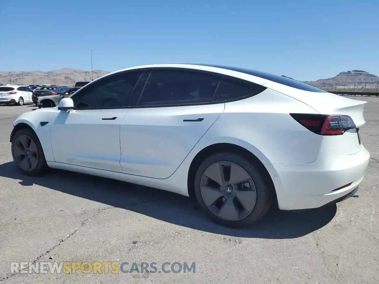 2 Photograph of a damaged car 5YJ3E1EA9MF930606 TESLA MODEL 3 2021