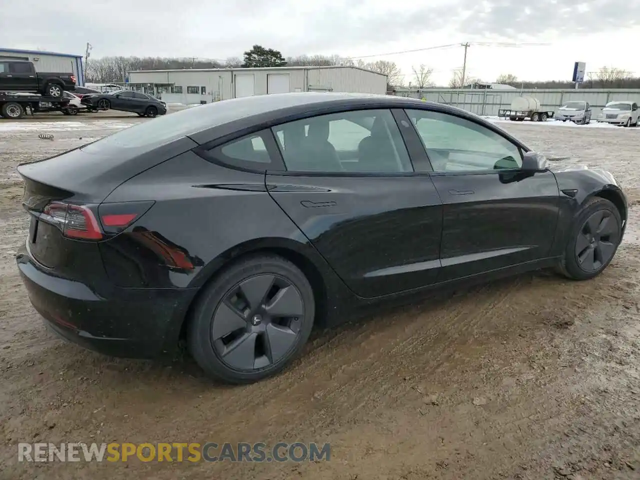 3 Photograph of a damaged car 5YJ3E1EA9MF955523 TESLA MODEL 3 2021