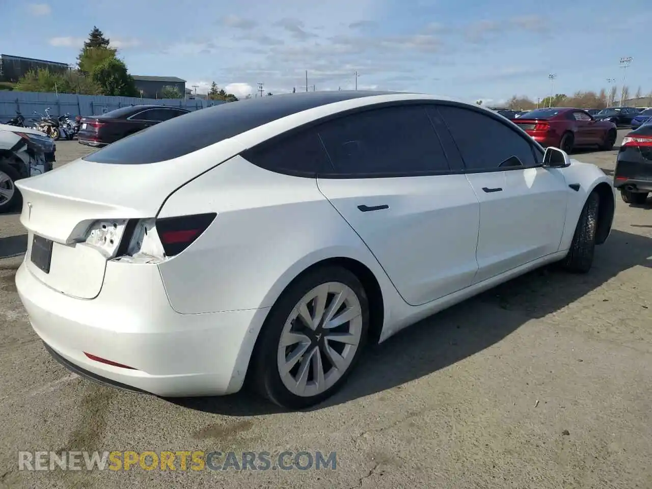 3 Photograph of a damaged car 5YJ3E1EA9MF961676 TESLA MODEL 3 2021