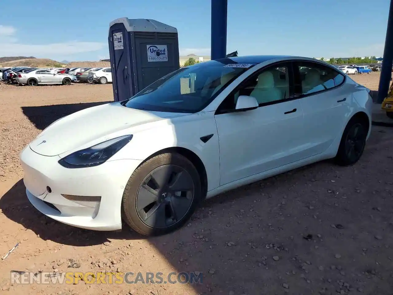 1 fotografías del automóvil dañado 5YJ3E1EA9MF973214 TESLA MODEL 3 2021
