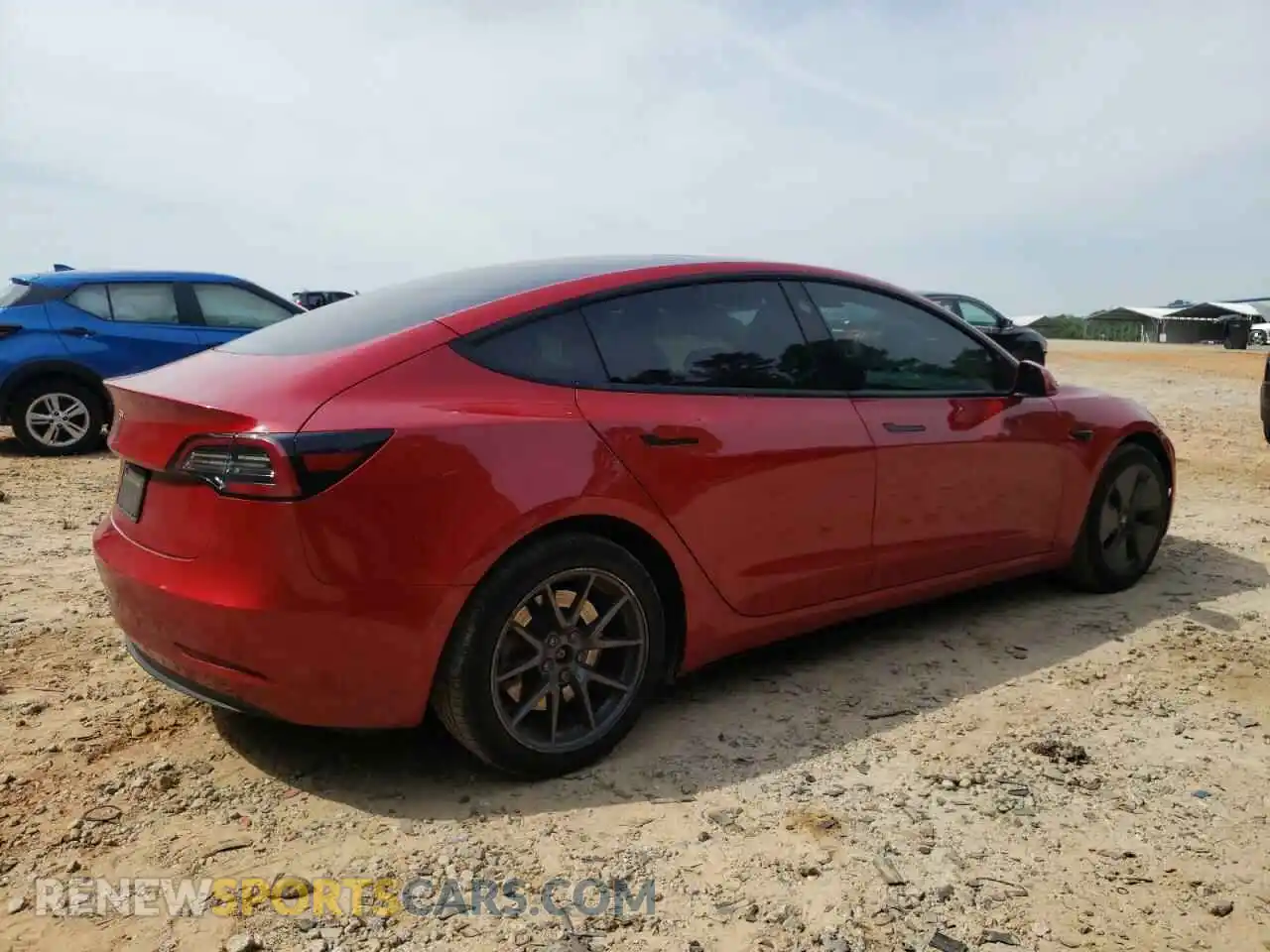 3 Photograph of a damaged car 5YJ3E1EA9MF976243 TESLA MODEL 3 2021
