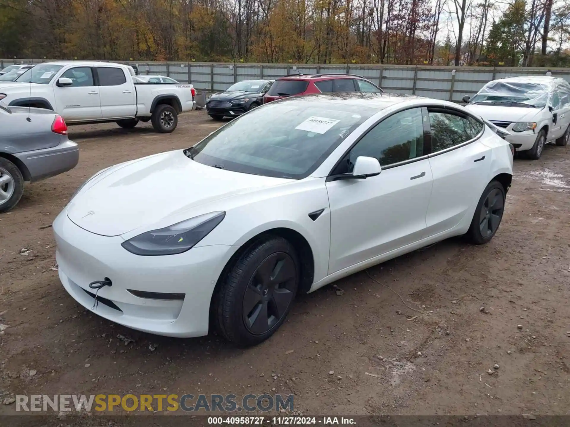 2 Photograph of a damaged car 5YJ3E1EA9MF986299 TESLA MODEL 3 2021