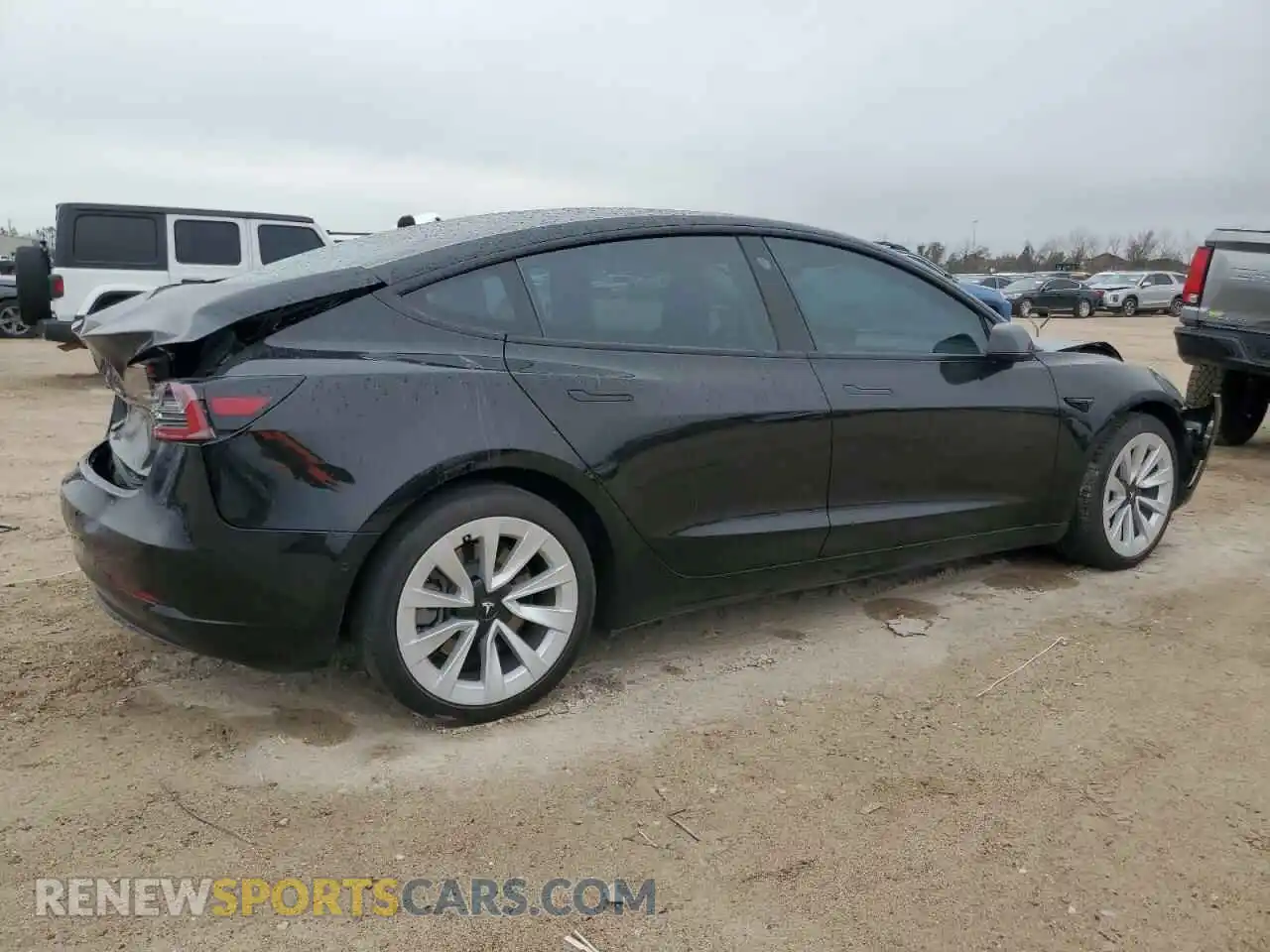 3 Photograph of a damaged car 5YJ3E1EA9MF987176 TESLA MODEL 3 2021