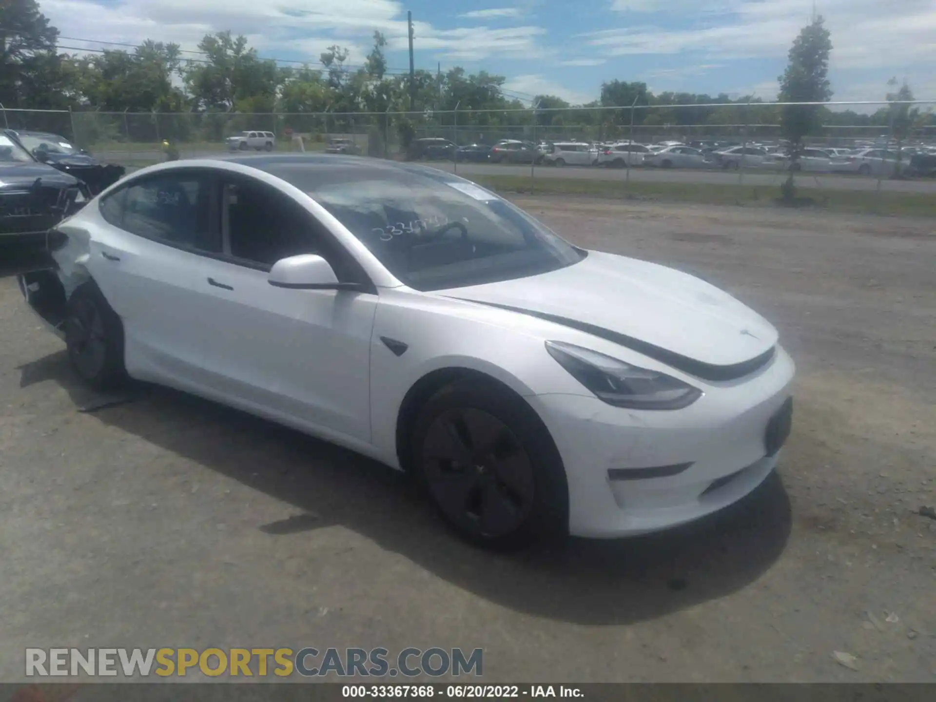 1 Photograph of a damaged car 5YJ3E1EA9MF992068 TESLA MODEL 3 2021