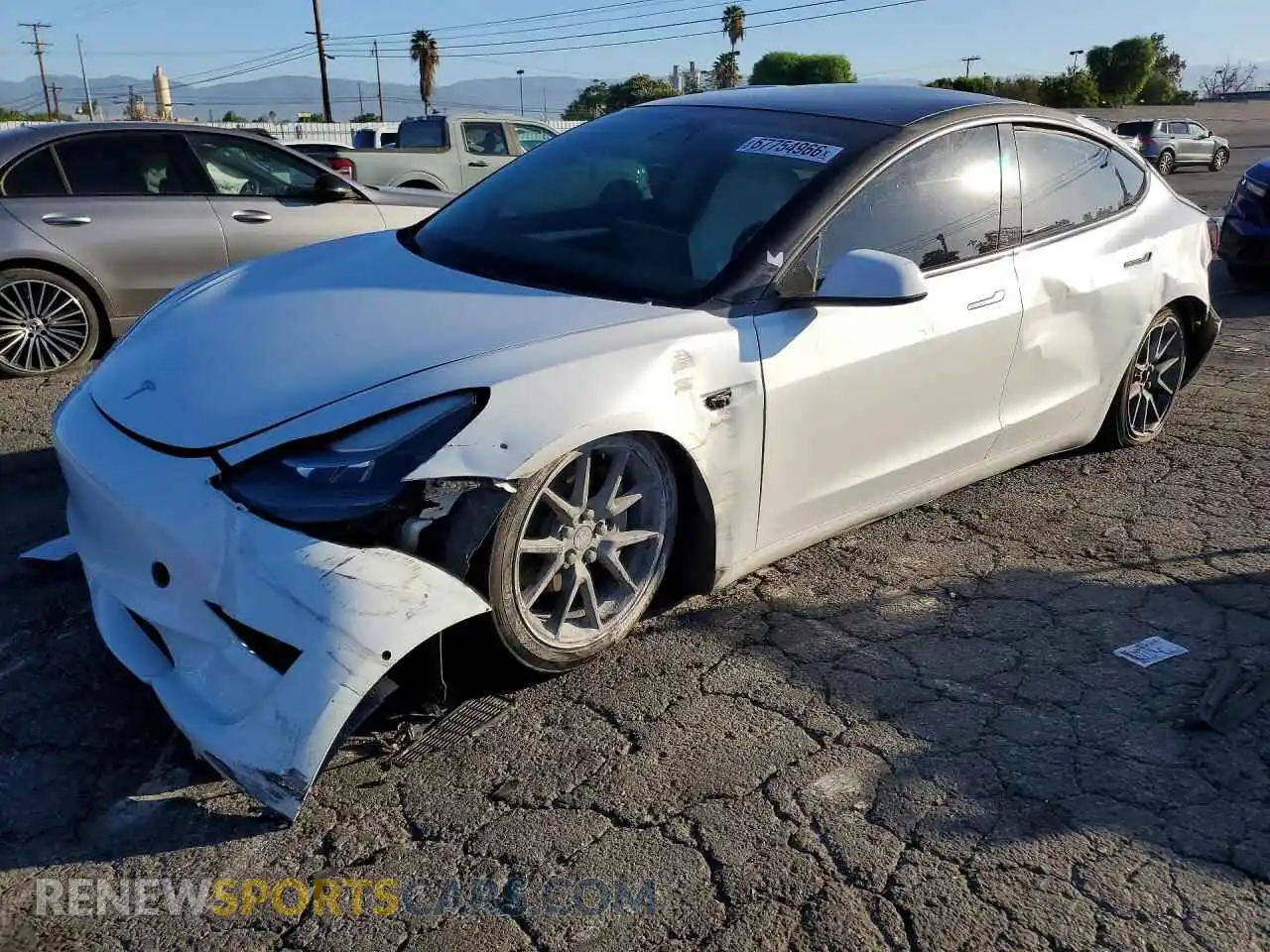 1 fotografías del automóvil dañado 5YJ3E1EA9MF994290 TESLA MODEL 3 2021