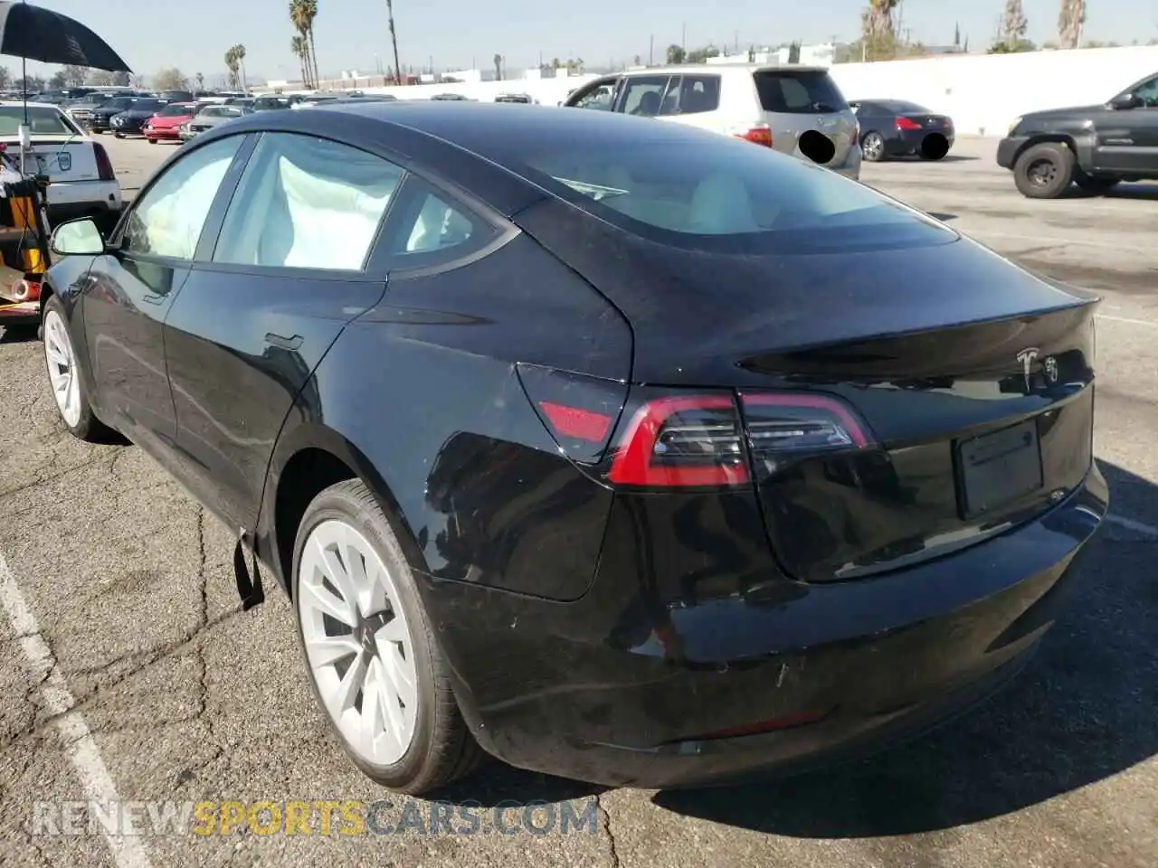 3 Photograph of a damaged car 5YJ3E1EA9MF994337 TESLA MODEL 3 2021