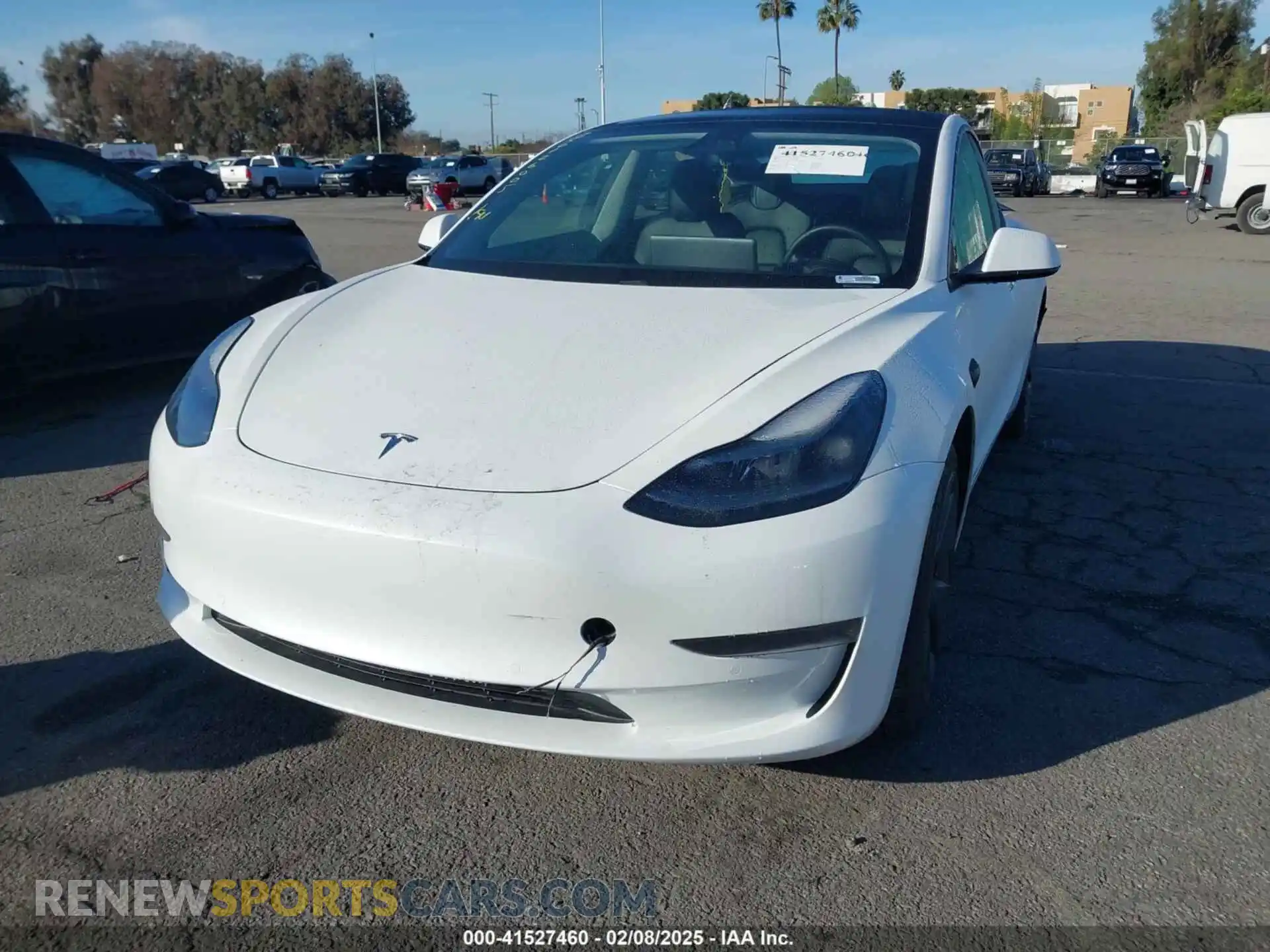 2 Photograph of a damaged car 5YJ3E1EA9MF998081 TESLA MODEL 3 2021