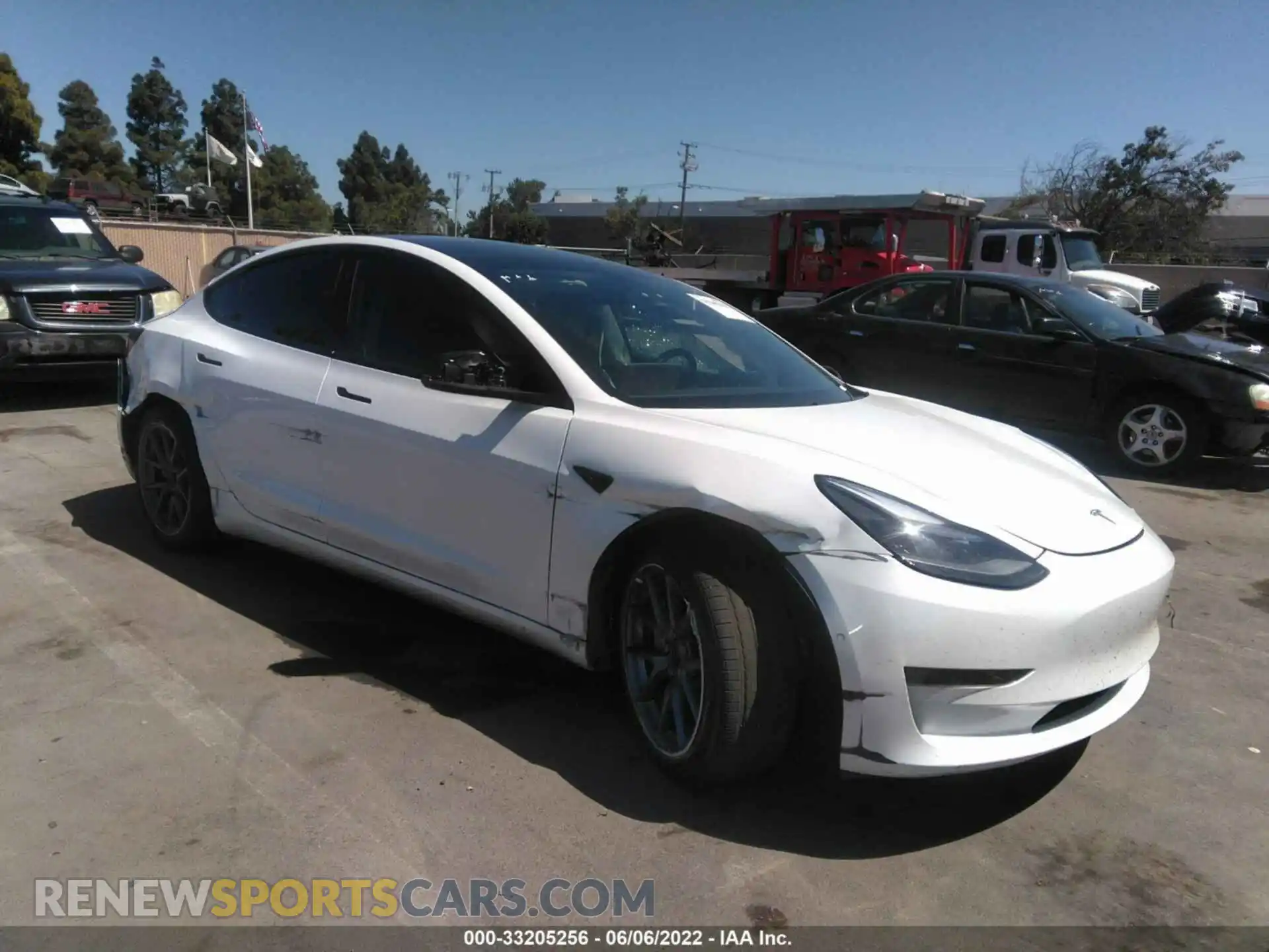 1 fotografías del automóvil dañado 5YJ3E1EAXMF017515 TESLA MODEL 3 2021