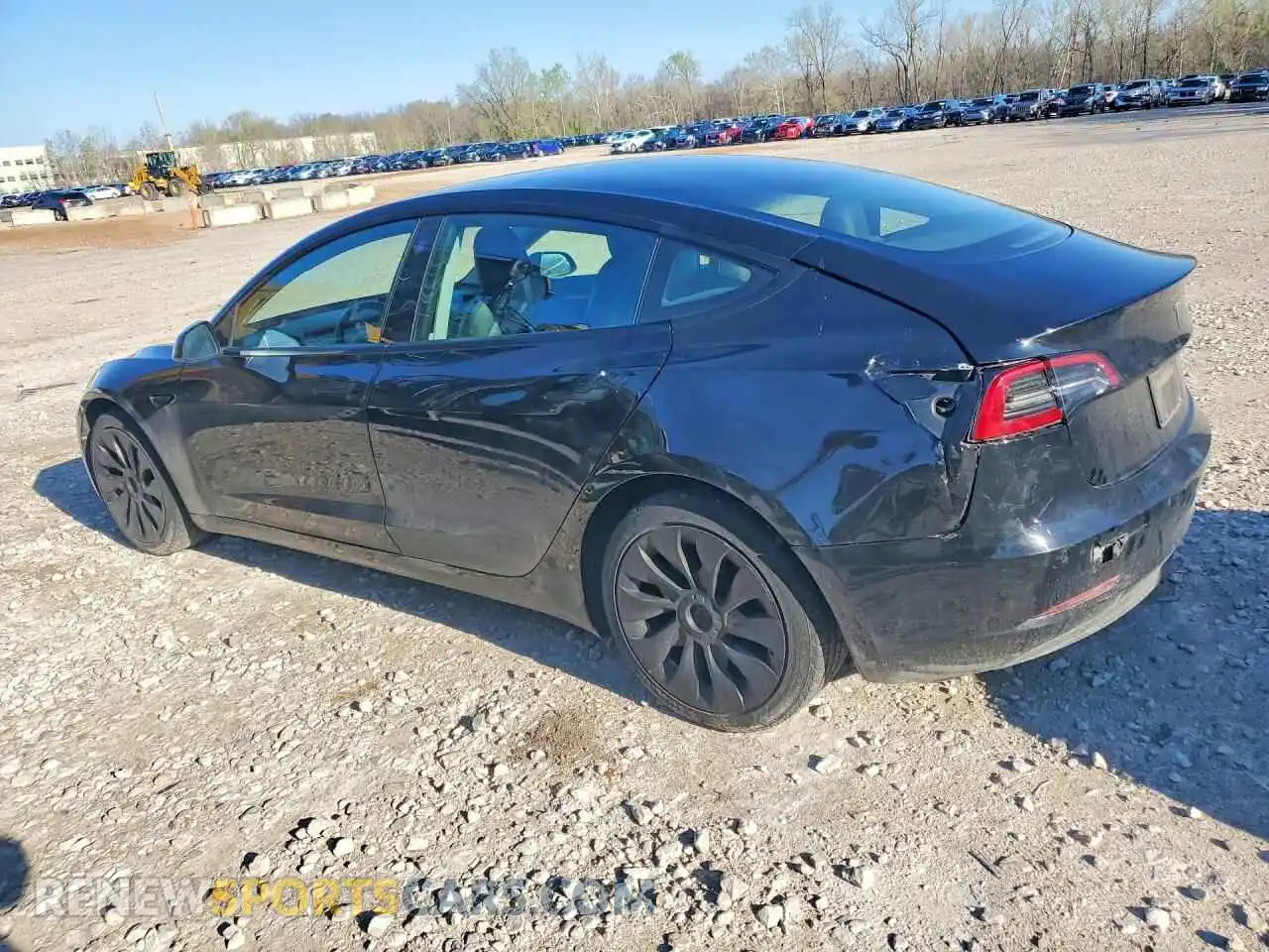 2 Photograph of a damaged car 5YJ3E1EAXMF031687 TESLA MODEL 3 2021
