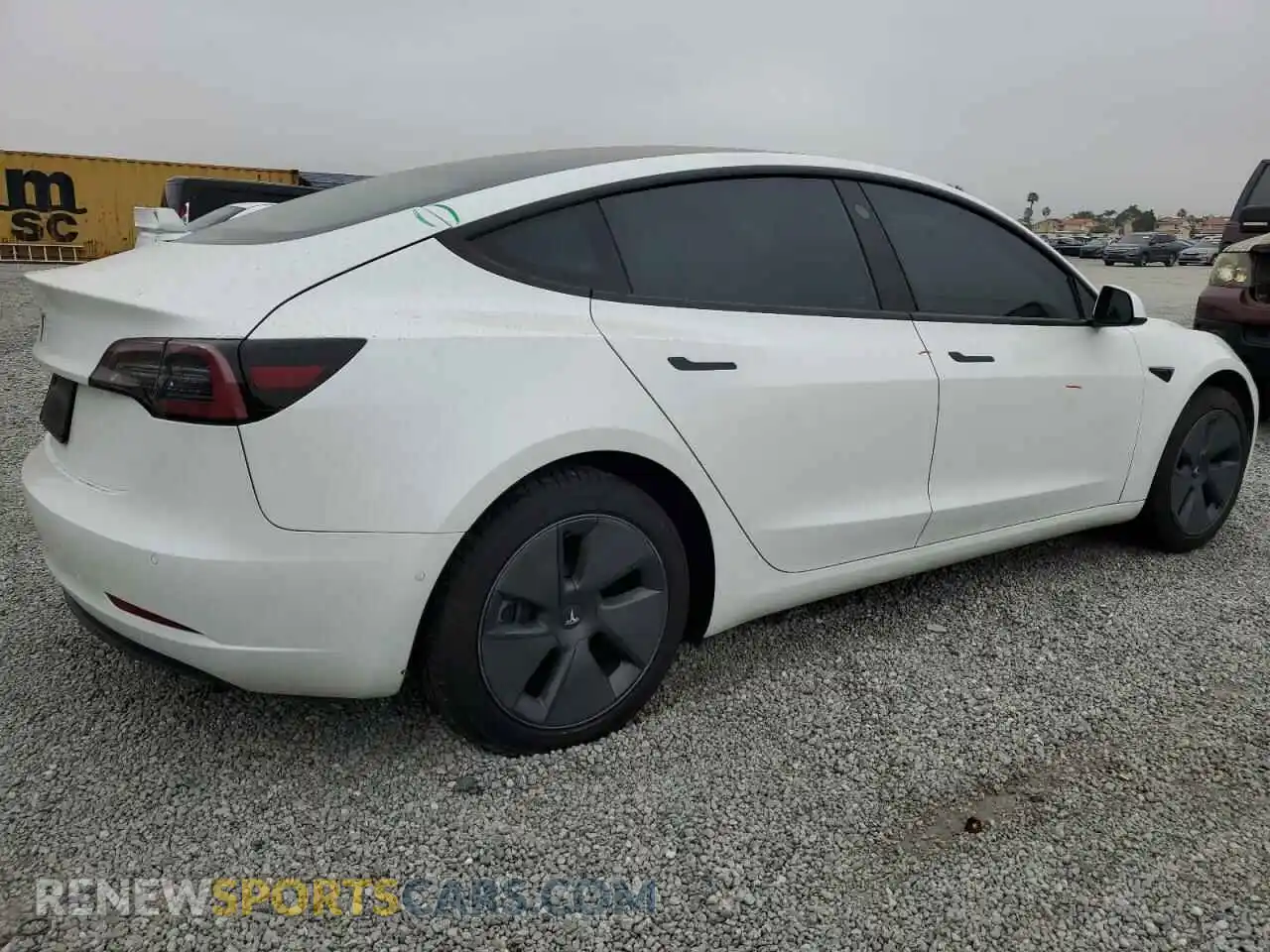 3 Photograph of a damaged car 5YJ3E1EAXMF065760 TESLA MODEL 3 2021