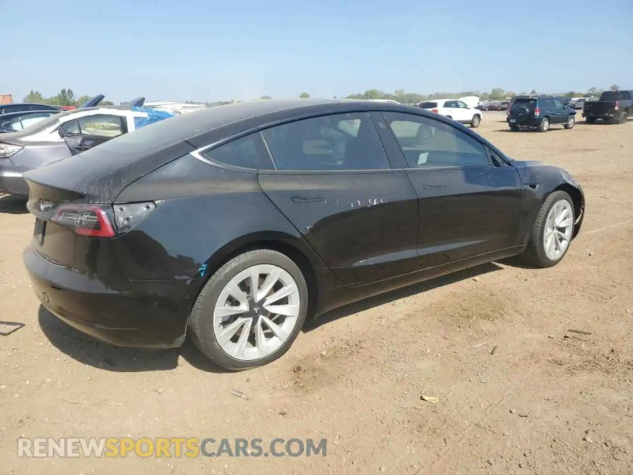 3 Photograph of a damaged car 5YJ3E1EAXMF076807 TESLA MODEL 3 2021