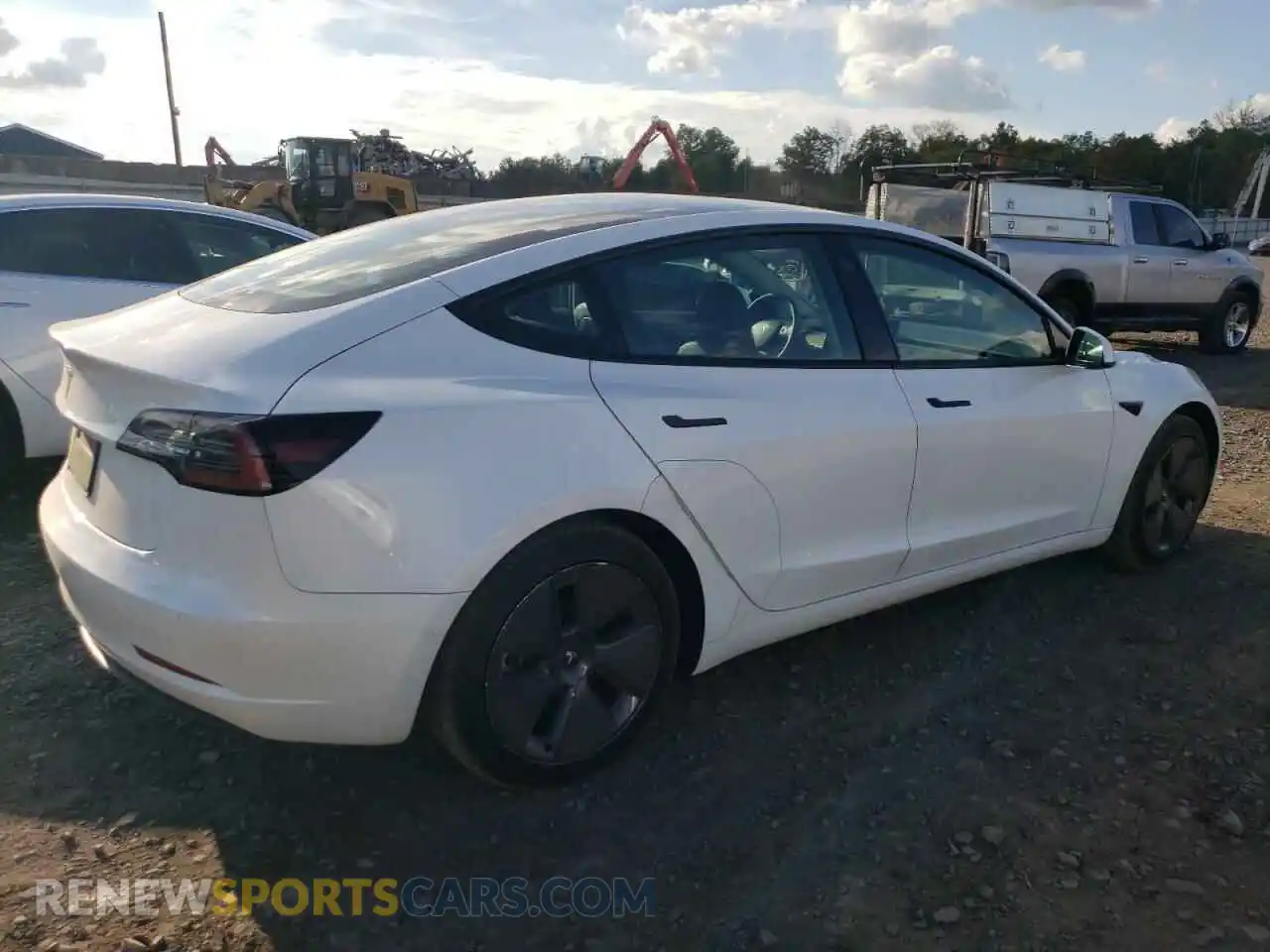 3 fotografías del automóvil dañado 5YJ3E1EAXMF097494 TESLA MODEL 3 2021