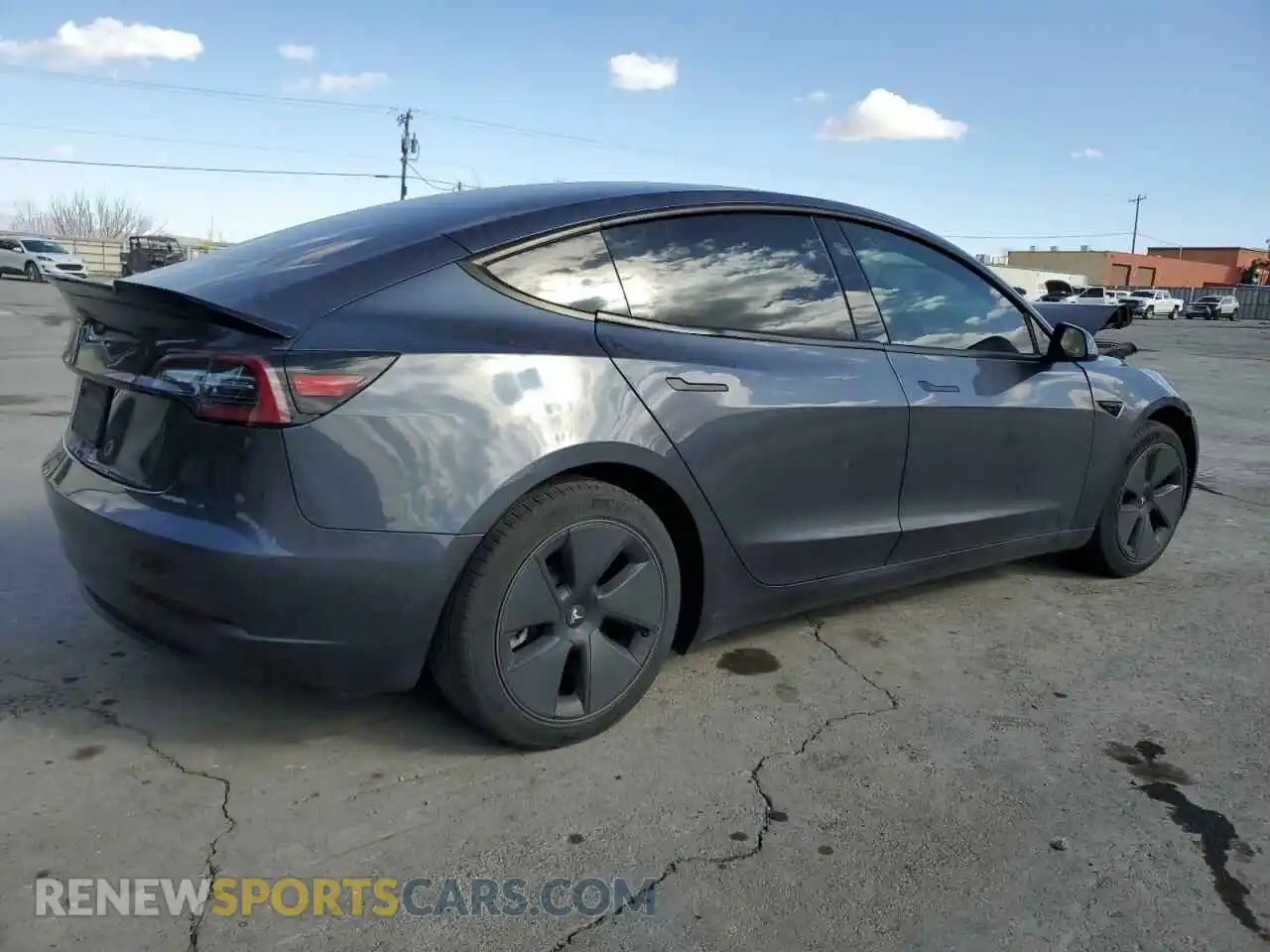 3 Photograph of a damaged car 5YJ3E1EAXMF852191 TESLA MODEL 3 2021