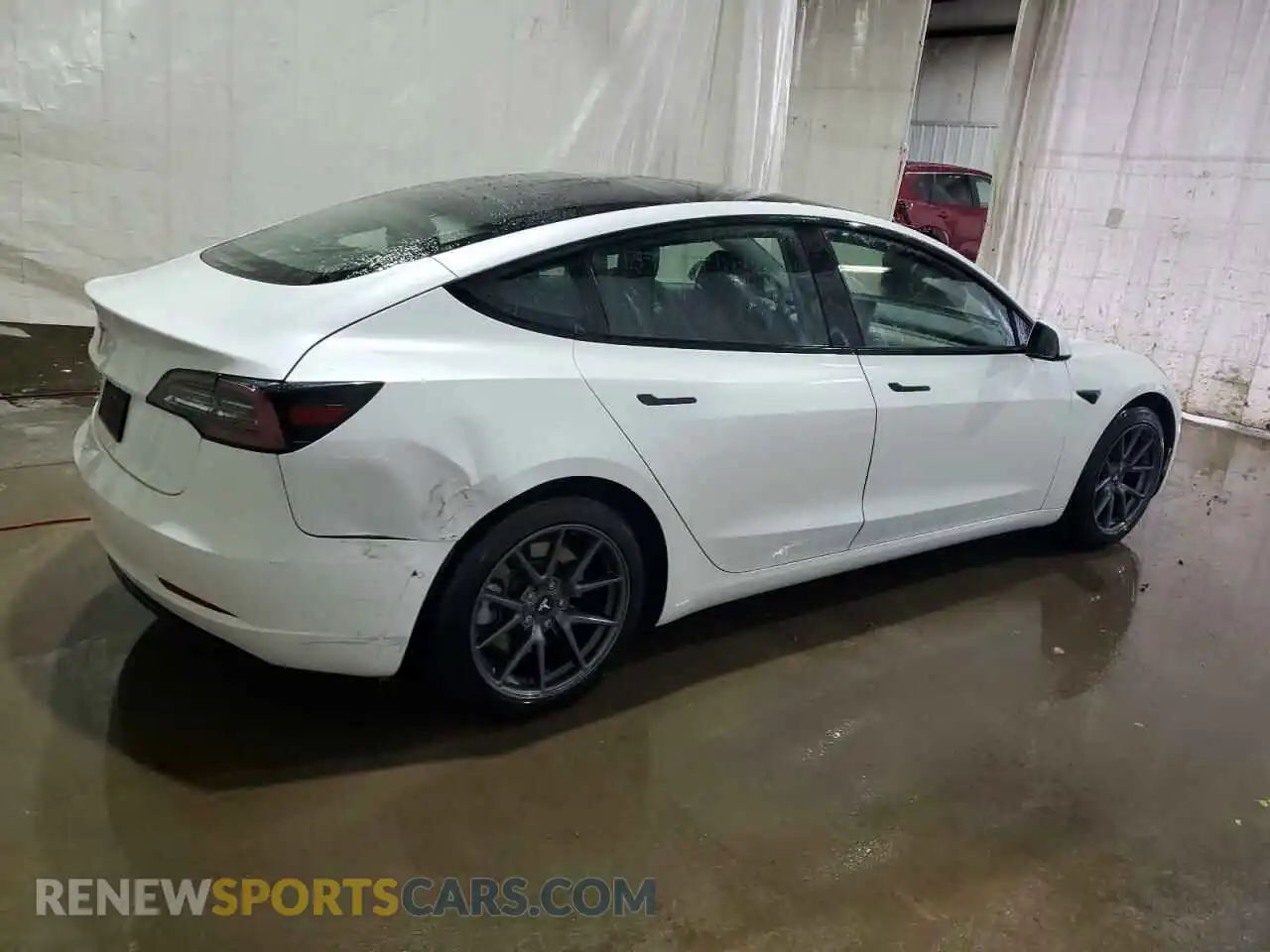 3 Photograph of a damaged car 5YJ3E1EAXMF854734 TESLA MODEL 3 2021