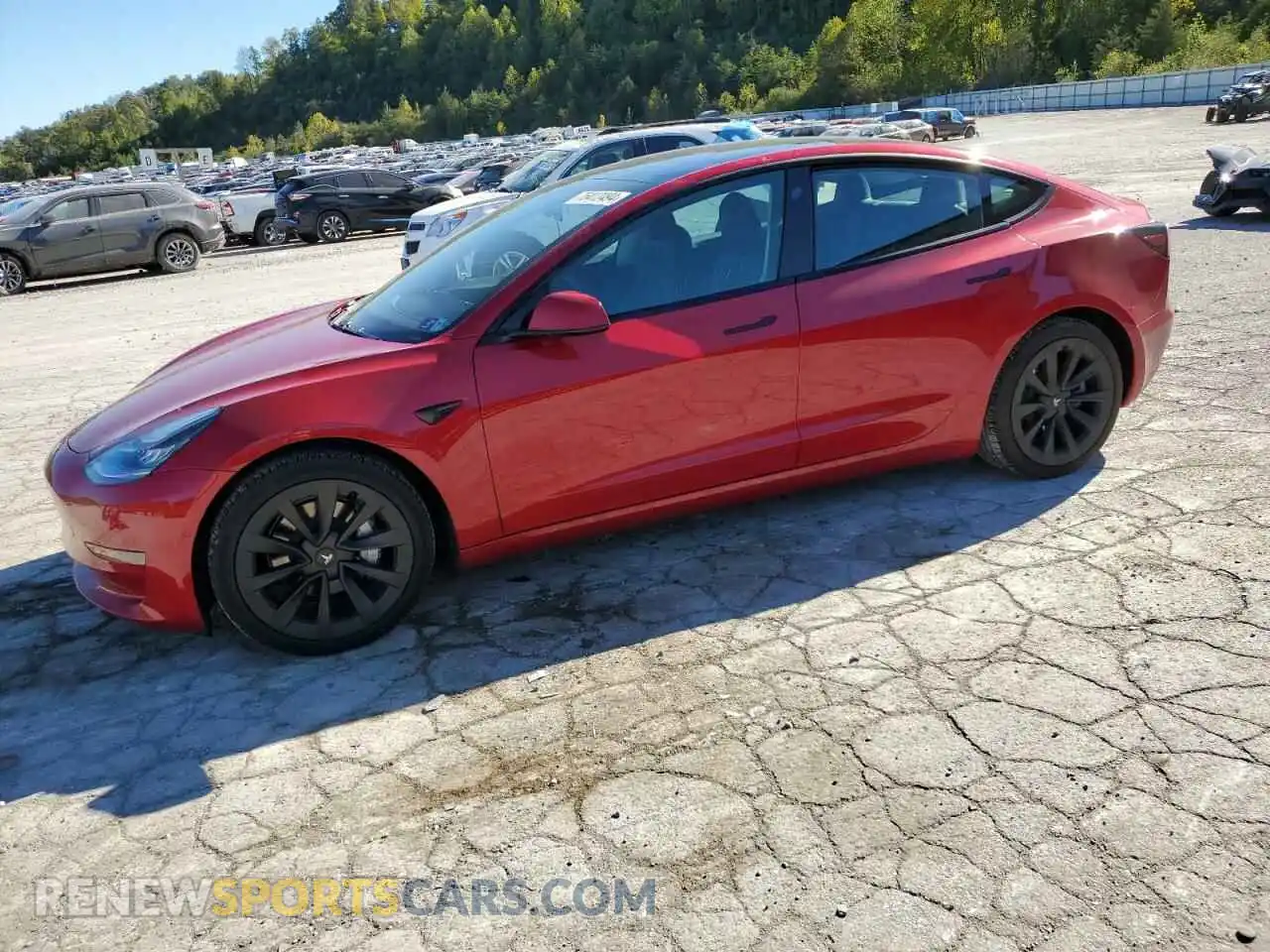 1 fotografías del automóvil dañado 5YJ3E1EAXMF861389 TESLA MODEL 3 2021