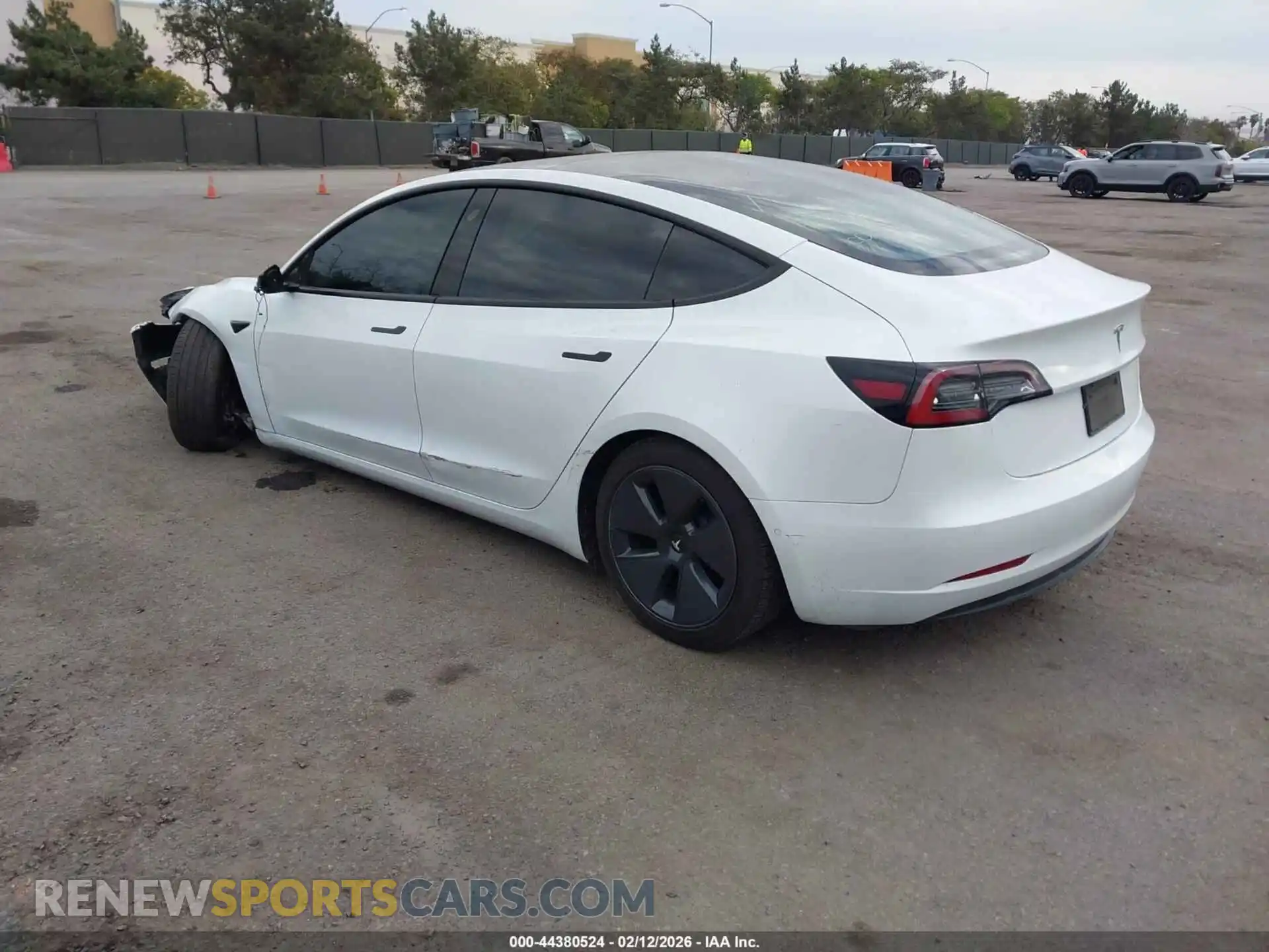 3 Photograph of a damaged car 5YJ3E1EAXMF873980 TESLA MODEL 3 2021