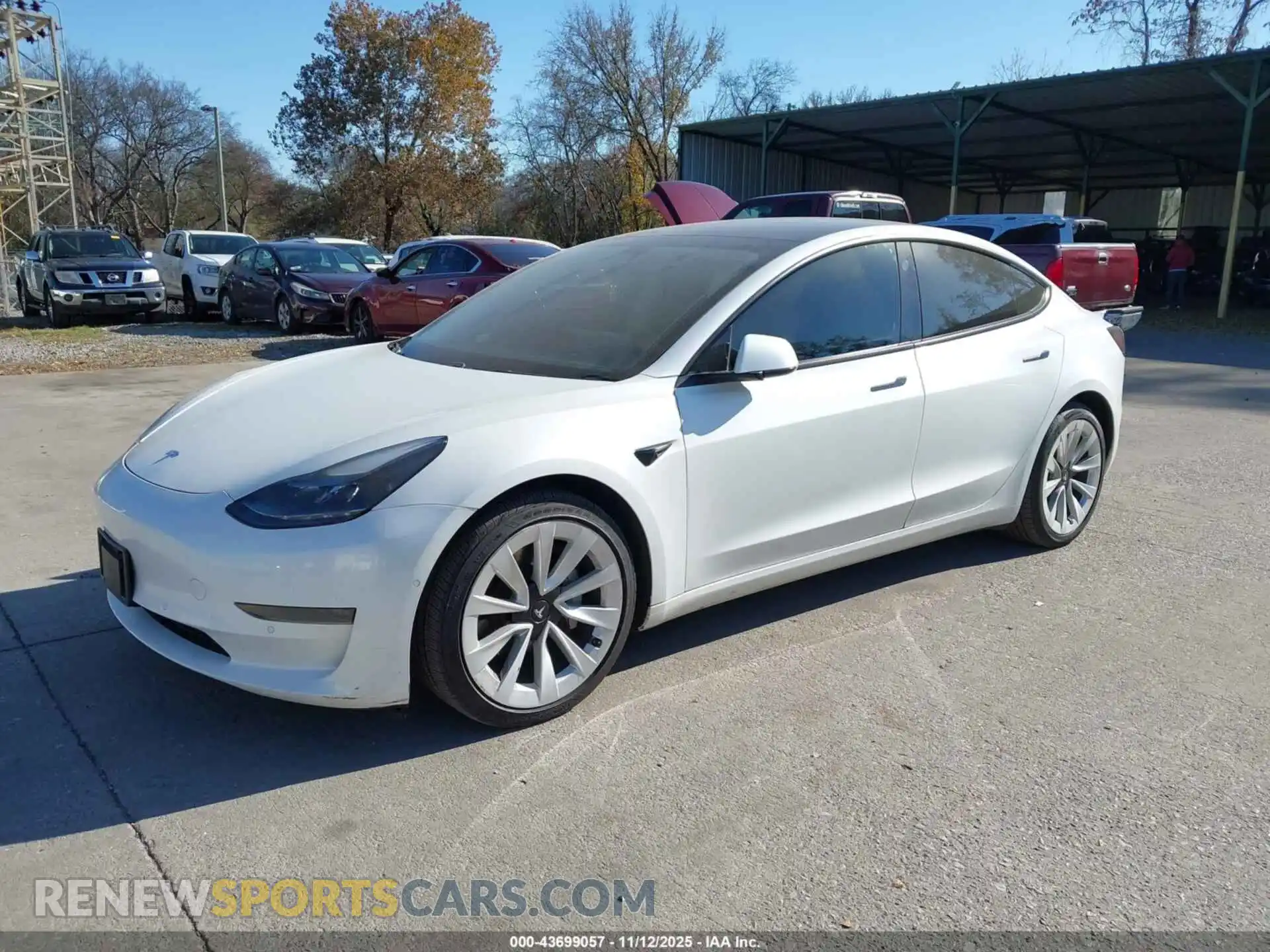 2 Photograph of a damaged car 5YJ3E1EAXMF874790 TESLA MODEL 3 2021