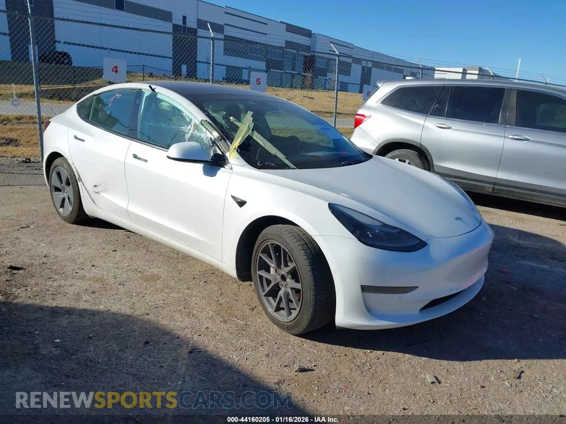 1 Photograph of a damaged car 5YJ3E1EAXMF961380 TESLA MODEL 3 2021