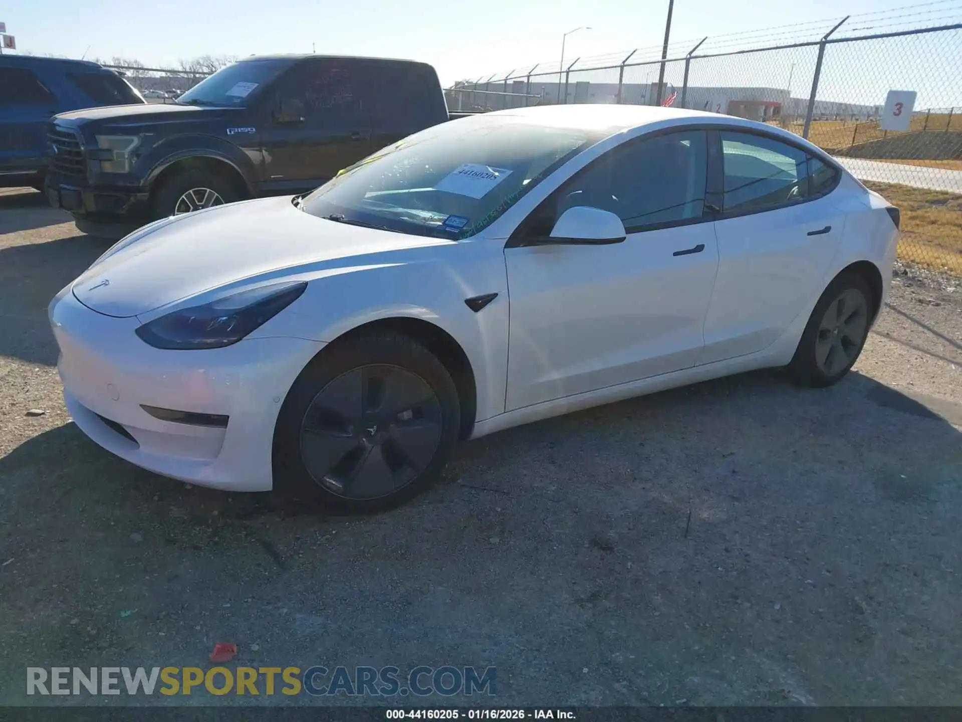 2 Photograph of a damaged car 5YJ3E1EAXMF961380 TESLA MODEL 3 2021