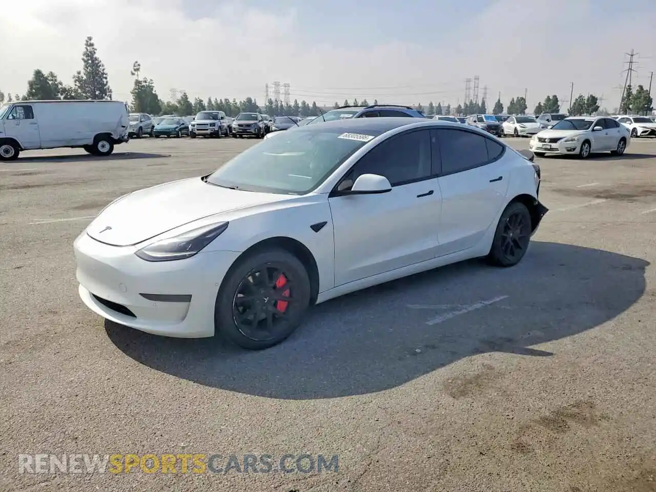 1 fotografías del automóvil dañado 5YJ3E1EAXMF982164 TESLA MODEL 3 2021