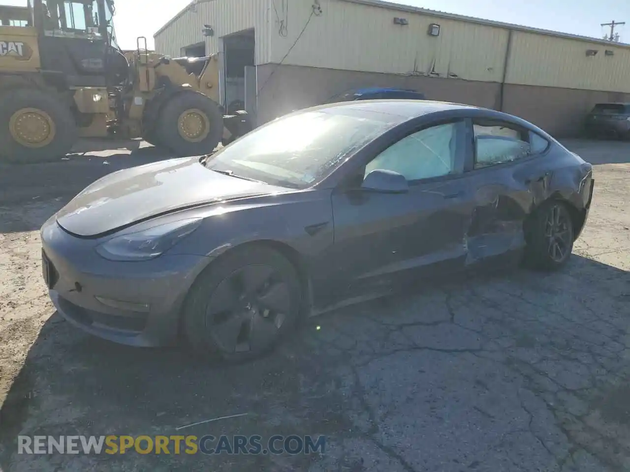 1 Фотография поврежденного автомобиля 5YJ3E1EB0MF055540 TESLA MODEL 3 2021