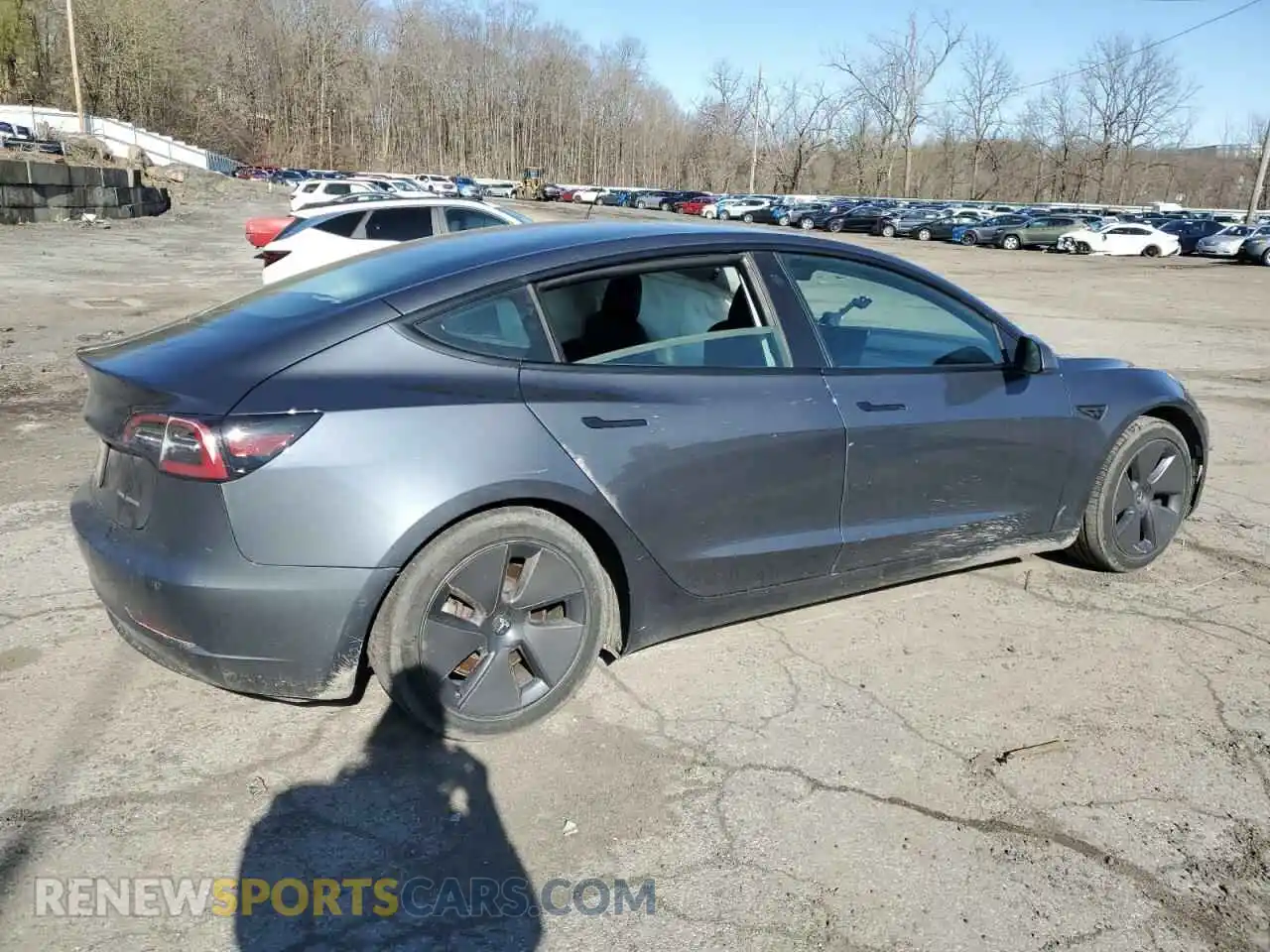 3 Фотография поврежденного автомобиля 5YJ3E1EB0MF055540 TESLA MODEL 3 2021