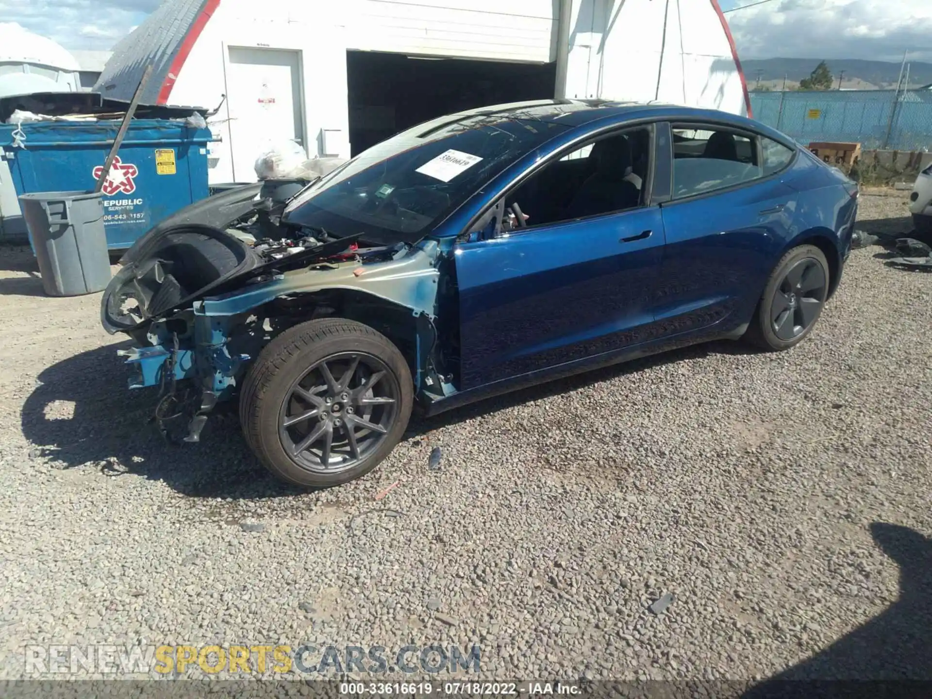 2 Фотография поврежденного автомобиля 5YJ3E1EB0MF070247 TESLA MODEL 3 2021