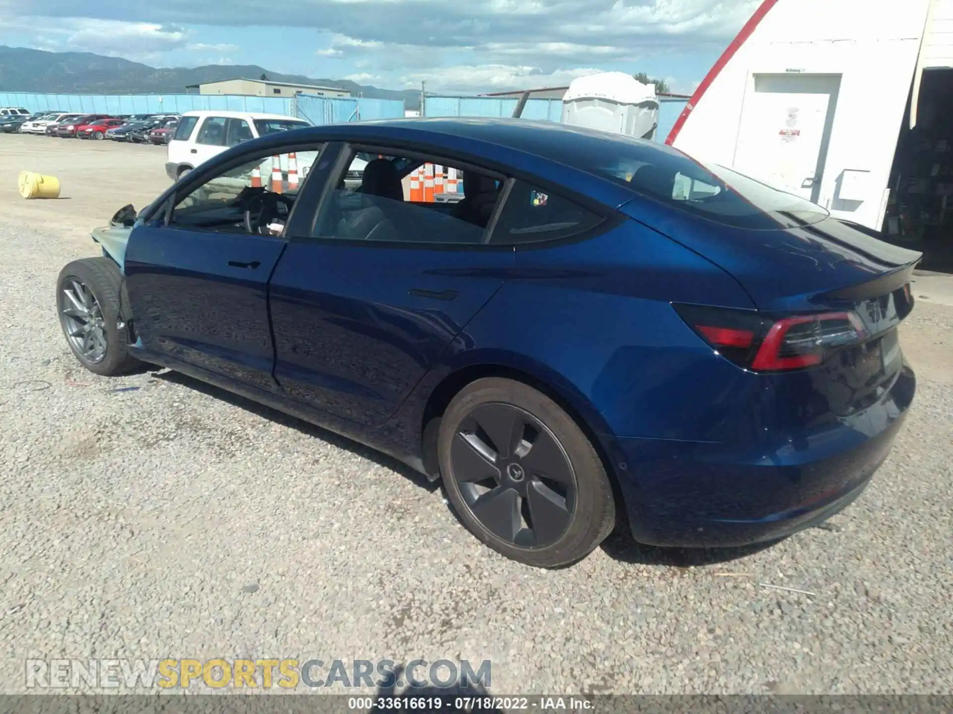3 Фотография поврежденного автомобиля 5YJ3E1EB0MF070247 TESLA MODEL 3 2021