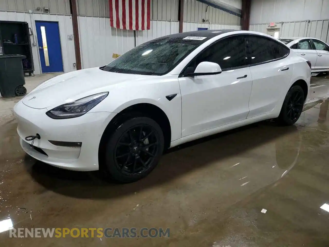 1 Photograph of a damaged car 5YJ3E1EB0MF855156 TESLA MODEL 3 2021
